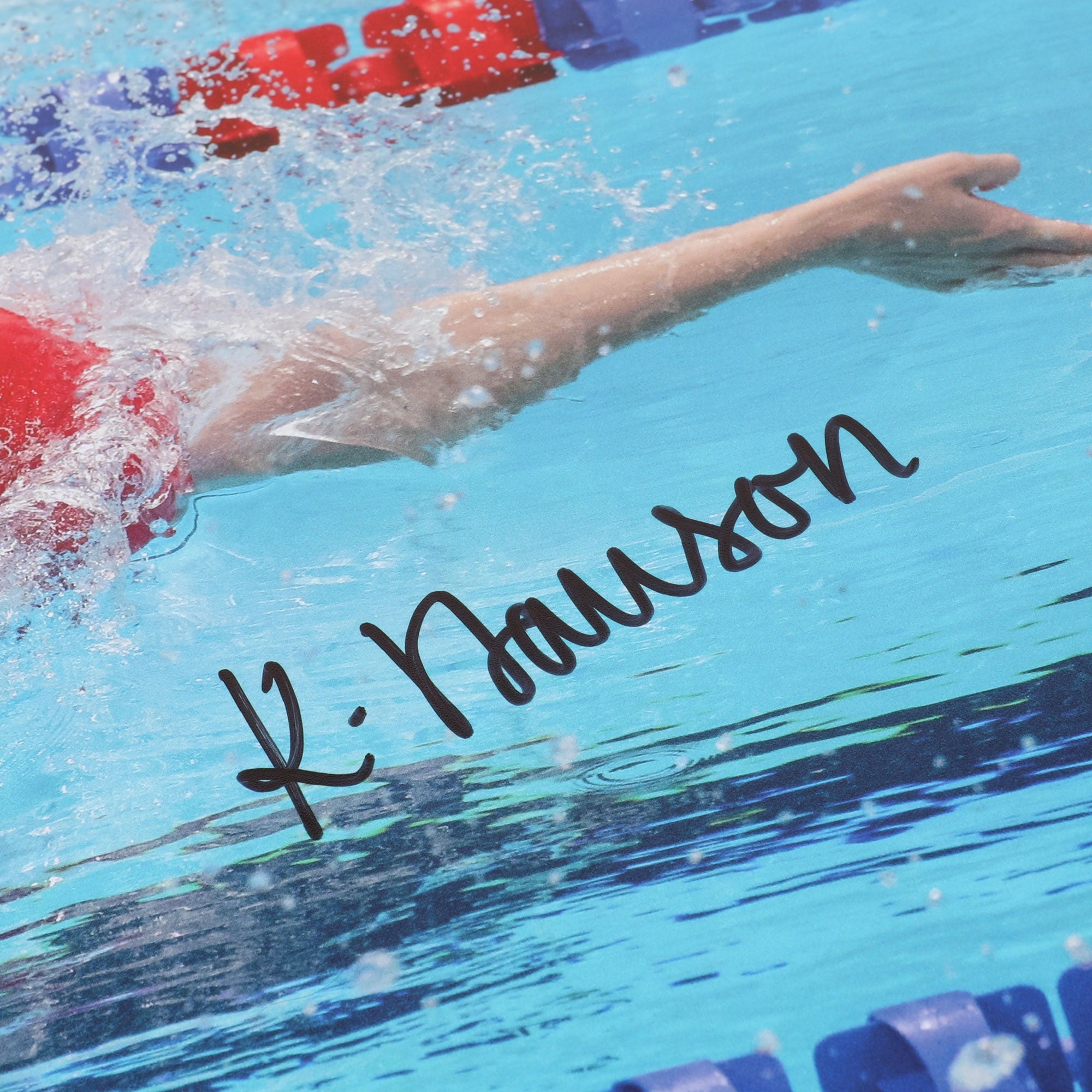 Kathleen Dawson 2020 Tokyo Olympic Games Signed Swimming 100m Backstroke Photo