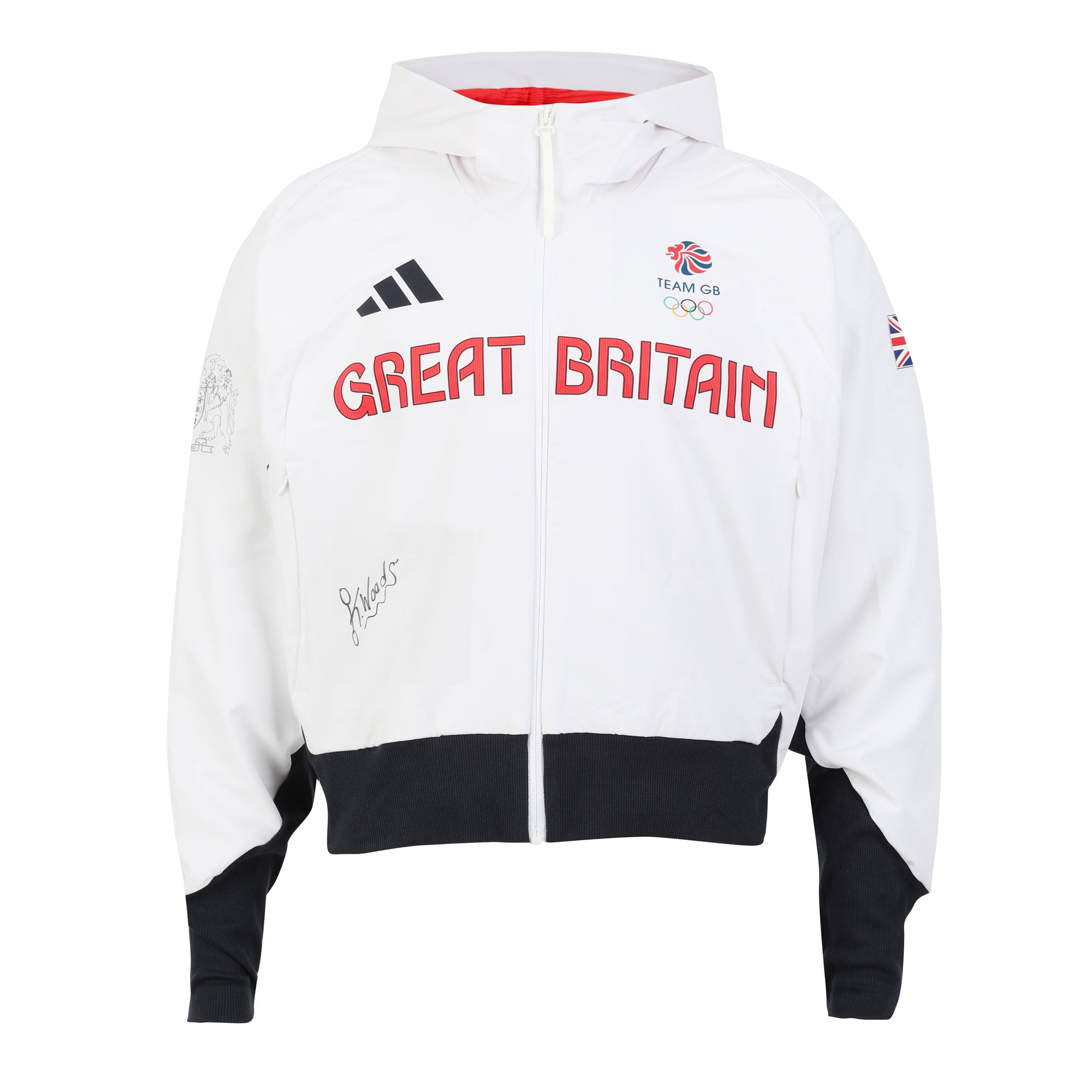 Kimberly Woods Signed Team GB 2024 Paris Olympics Podium Jacket - Canoe Slalom