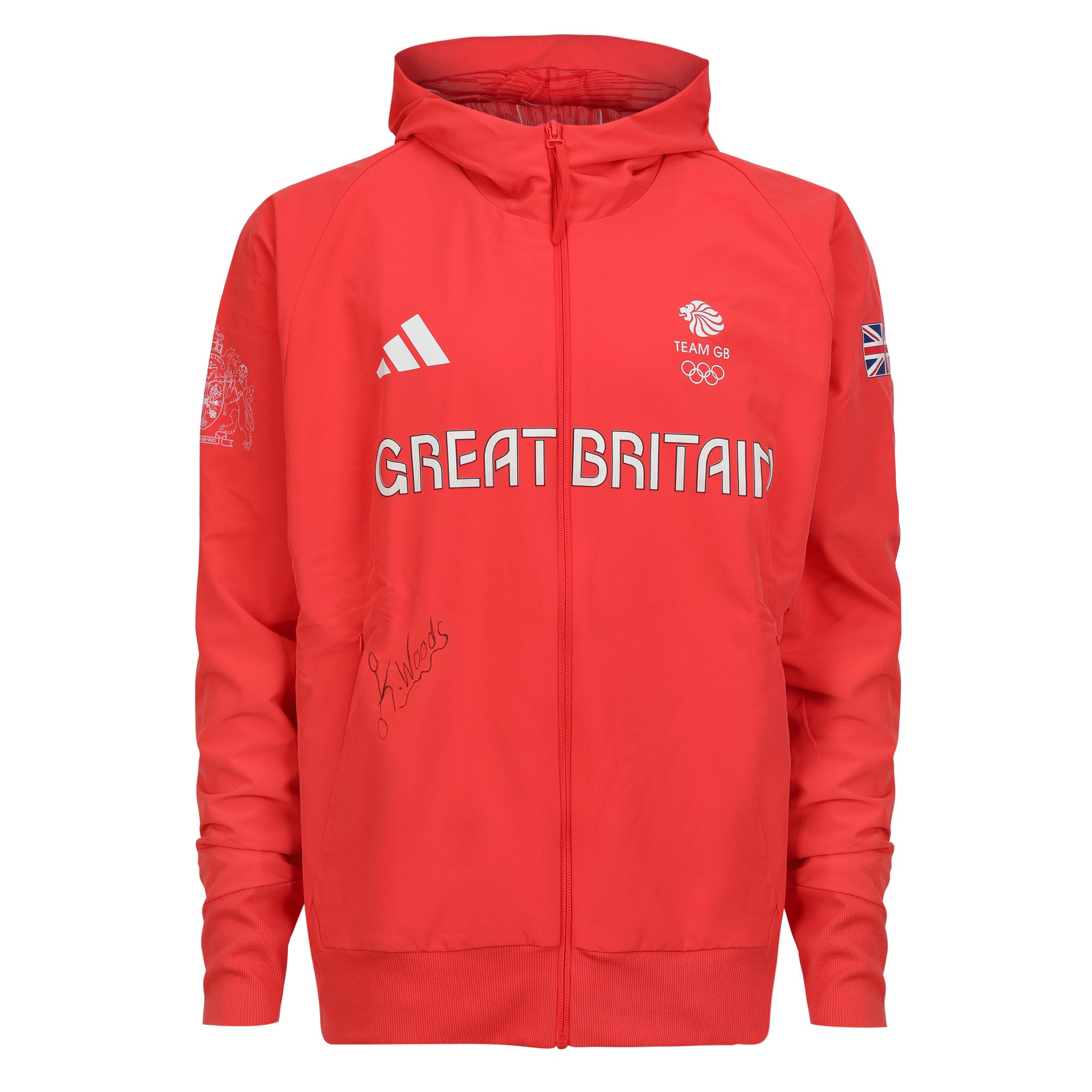 Kimberly Woods Signed Team GB 2024 Paris Olympics Presentation Hoodie - Canoe Slalom