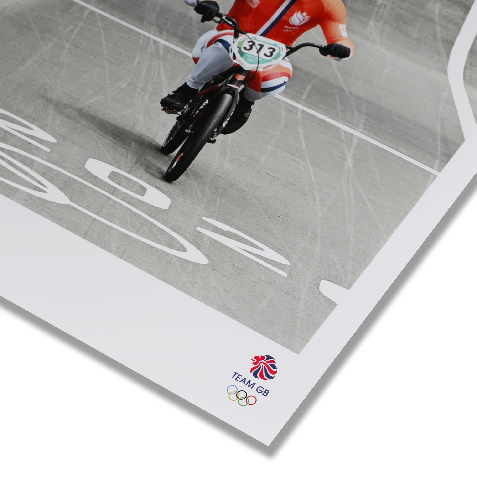 Kye Whyte 2020 Tokyo Olympic Games Signed BMX Racing Photo