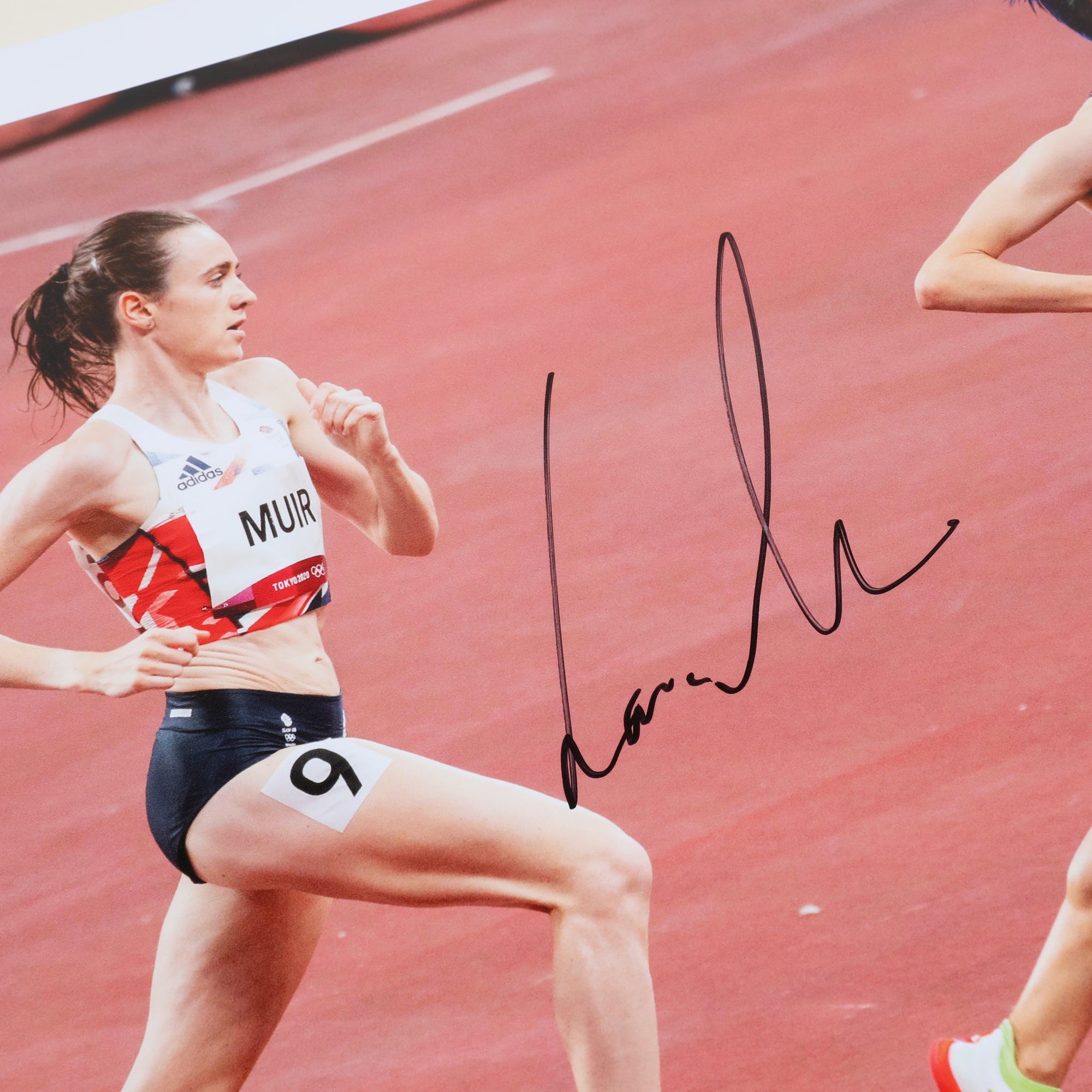 Laura Muir 2020 Tokyo Olympic Games Signed Athletics 1500m Photo