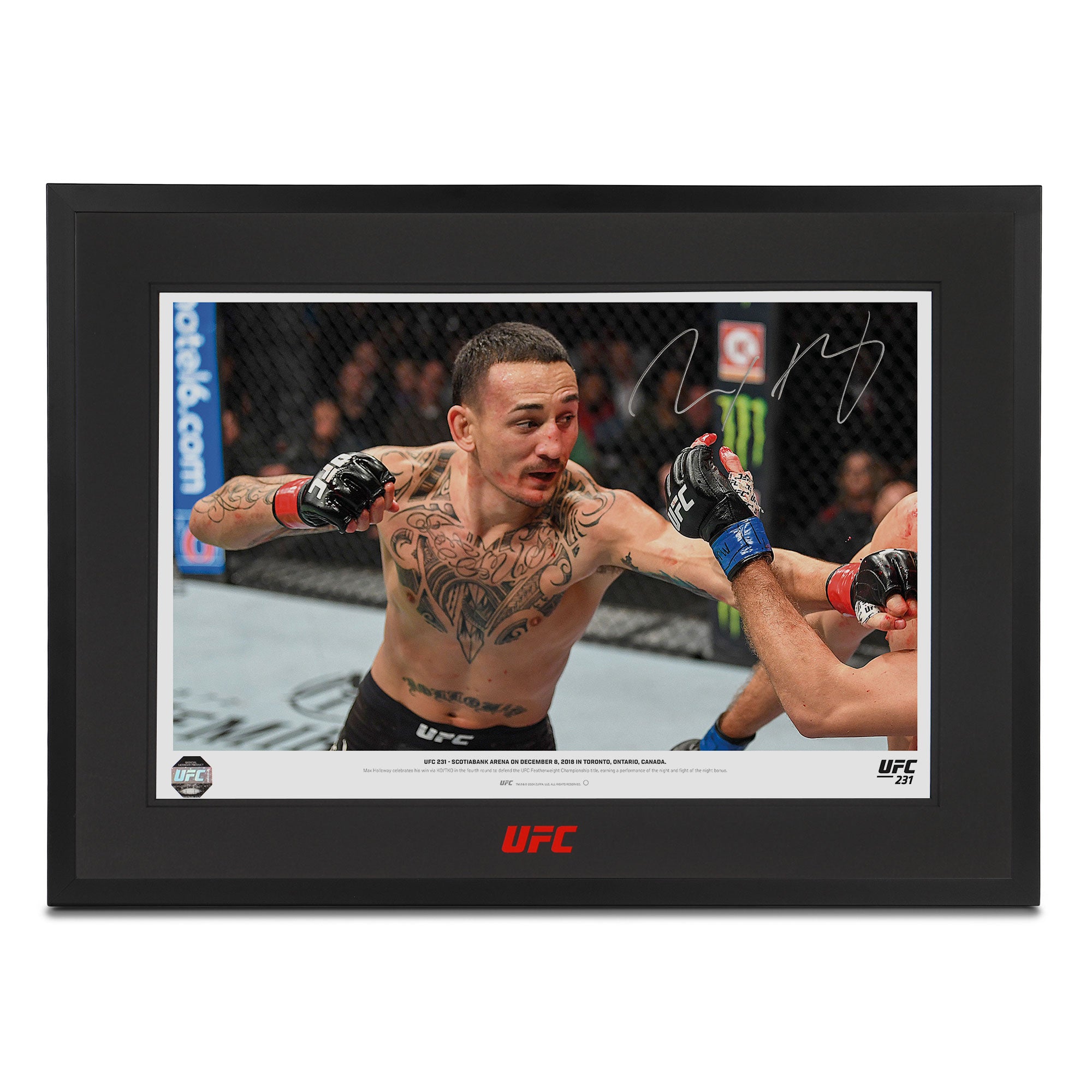 Max Holloway Signed Photo UFC 231