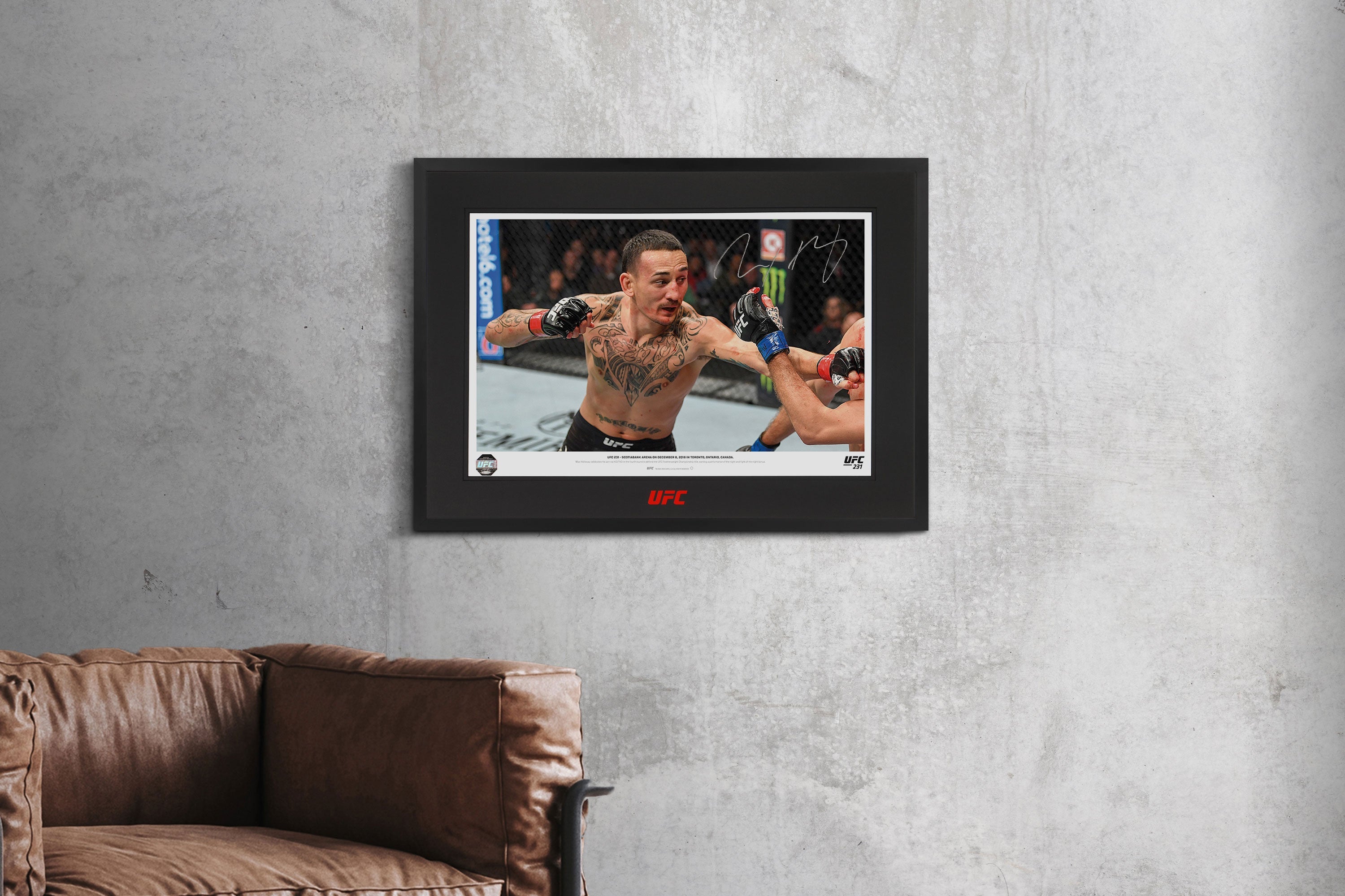 Max Holloway Signed Photo UFC 231