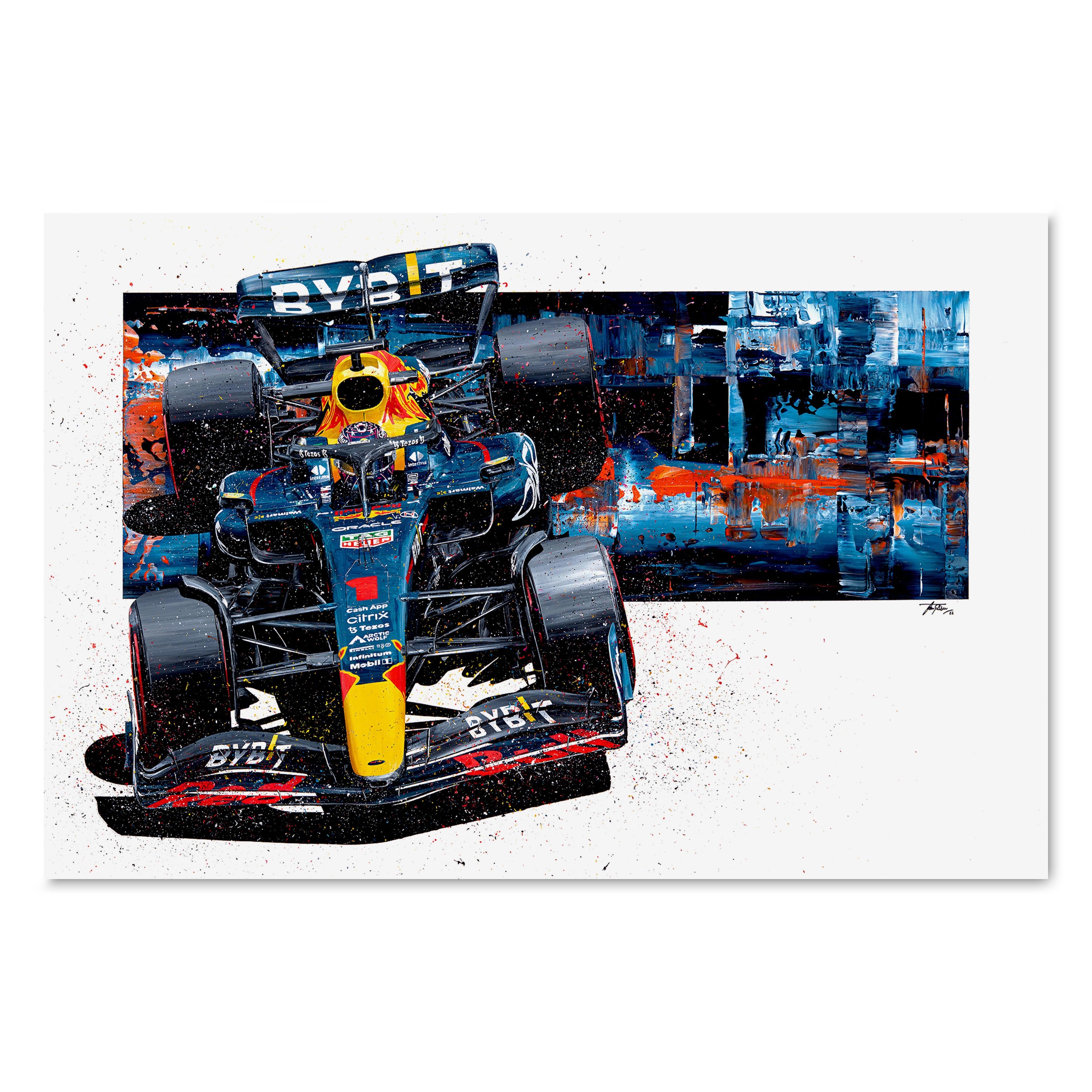 Max Verstappen 2022 Giclee Print – David Johnson