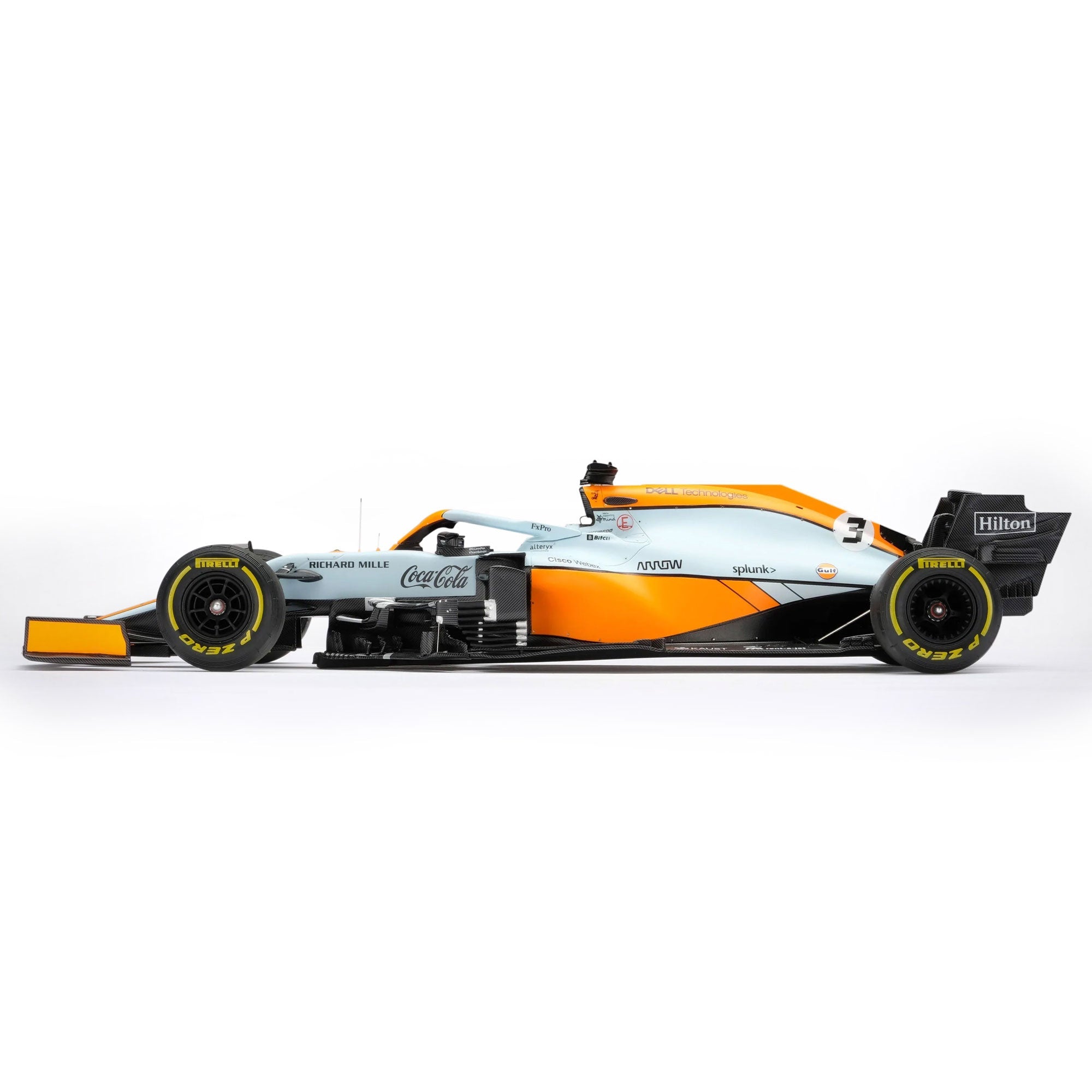 Daniel Ricciardo 2021 McLaren F1 Team MCL35M 1:18 Scale Model – Monte Carlo