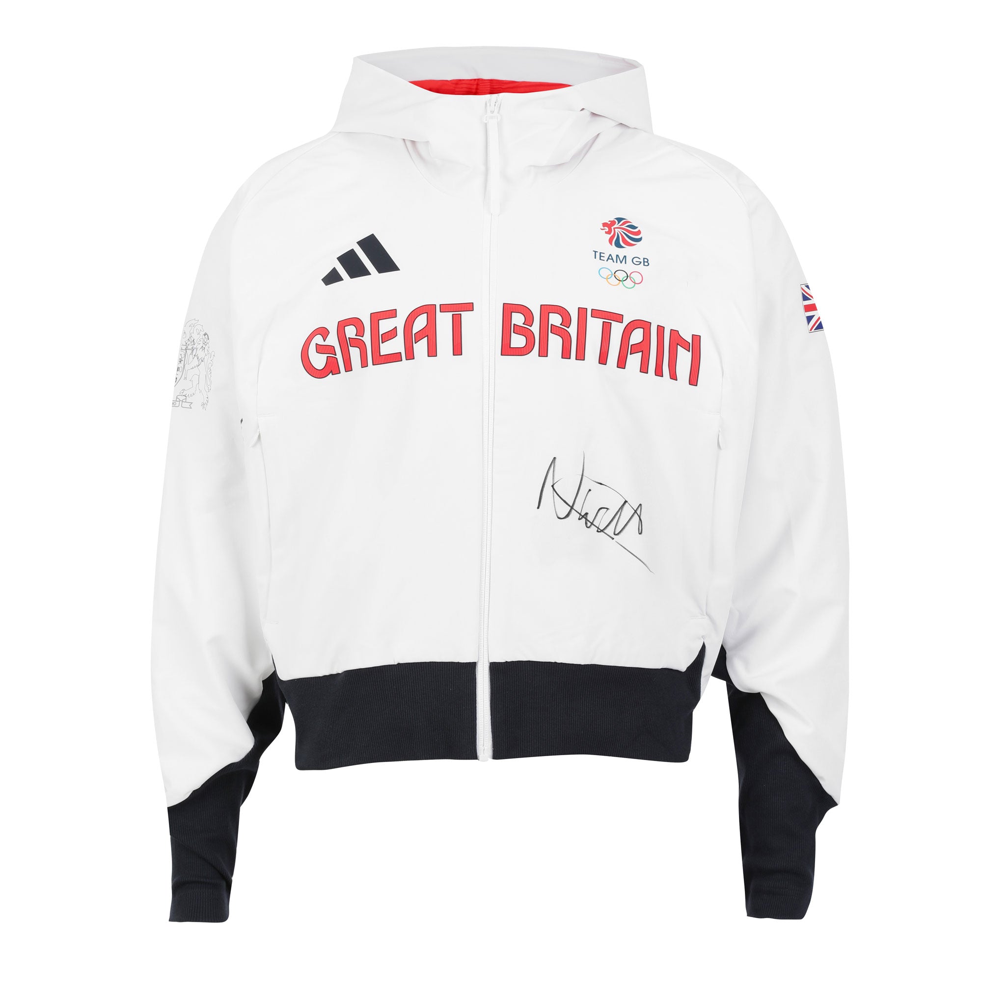 Noah Williams Signed Team GB 2024 Paris Olympics Podium Jacket - 10m Platform Diving