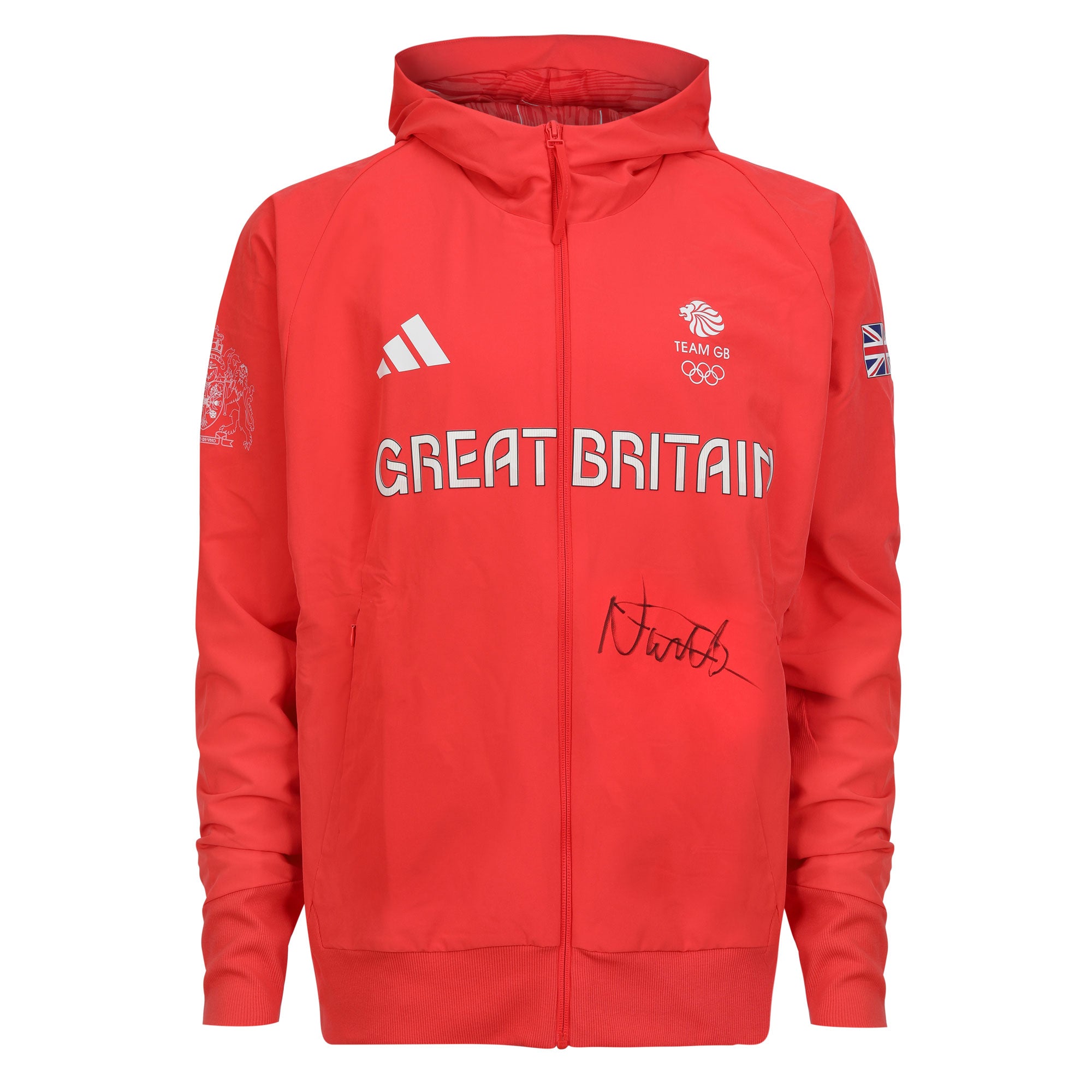 Team GB Mens Diving 10m Platform Synchro Signed 2024 Paris Olympics Presentation Hoodie