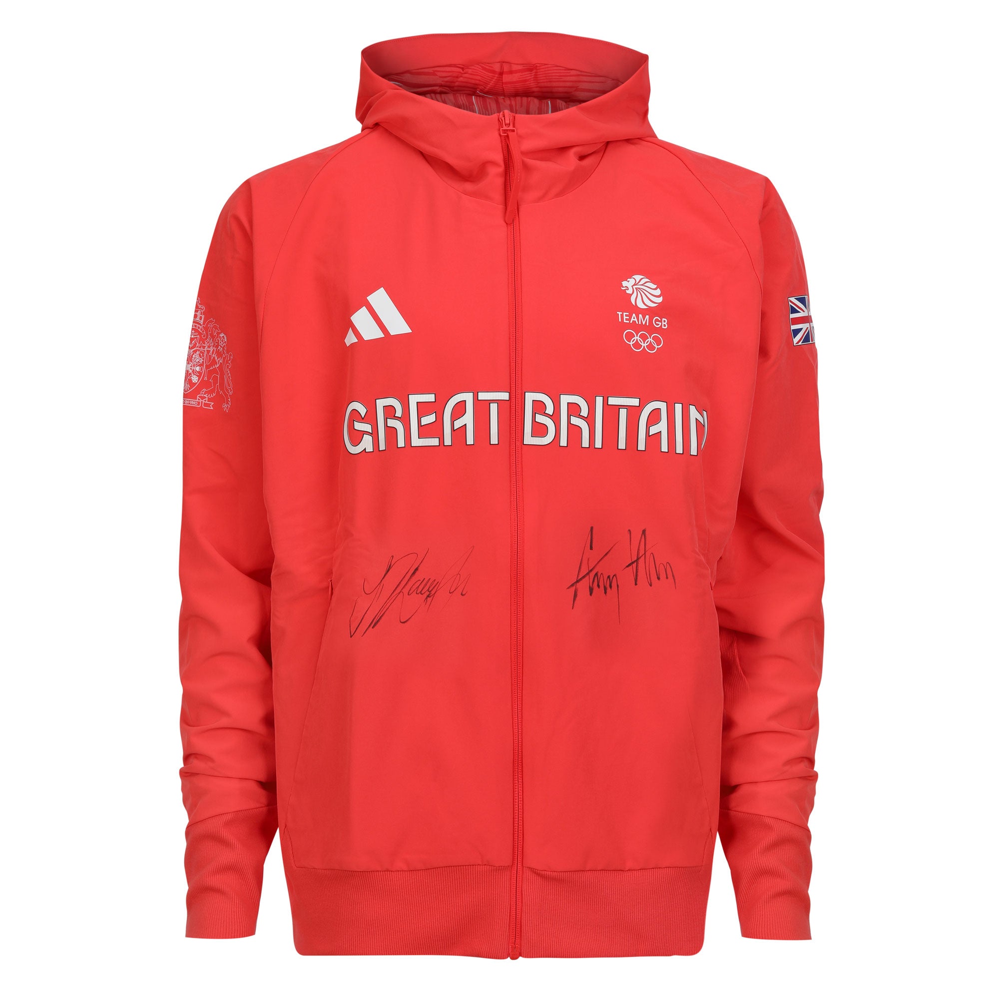 Team GB Mens Diving 3m Springboard Synchro Signed 2024 Paris Olympics Presentation Hoodie