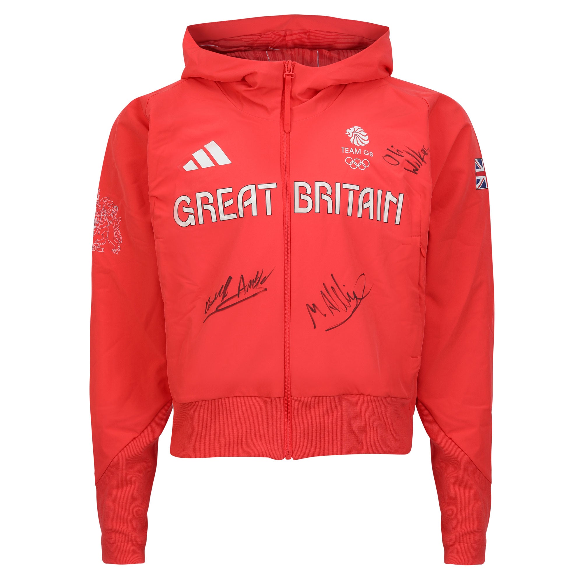 Team GB Mens Rowing Four Signed 2024 Paris Olympics Presentation Hoodie