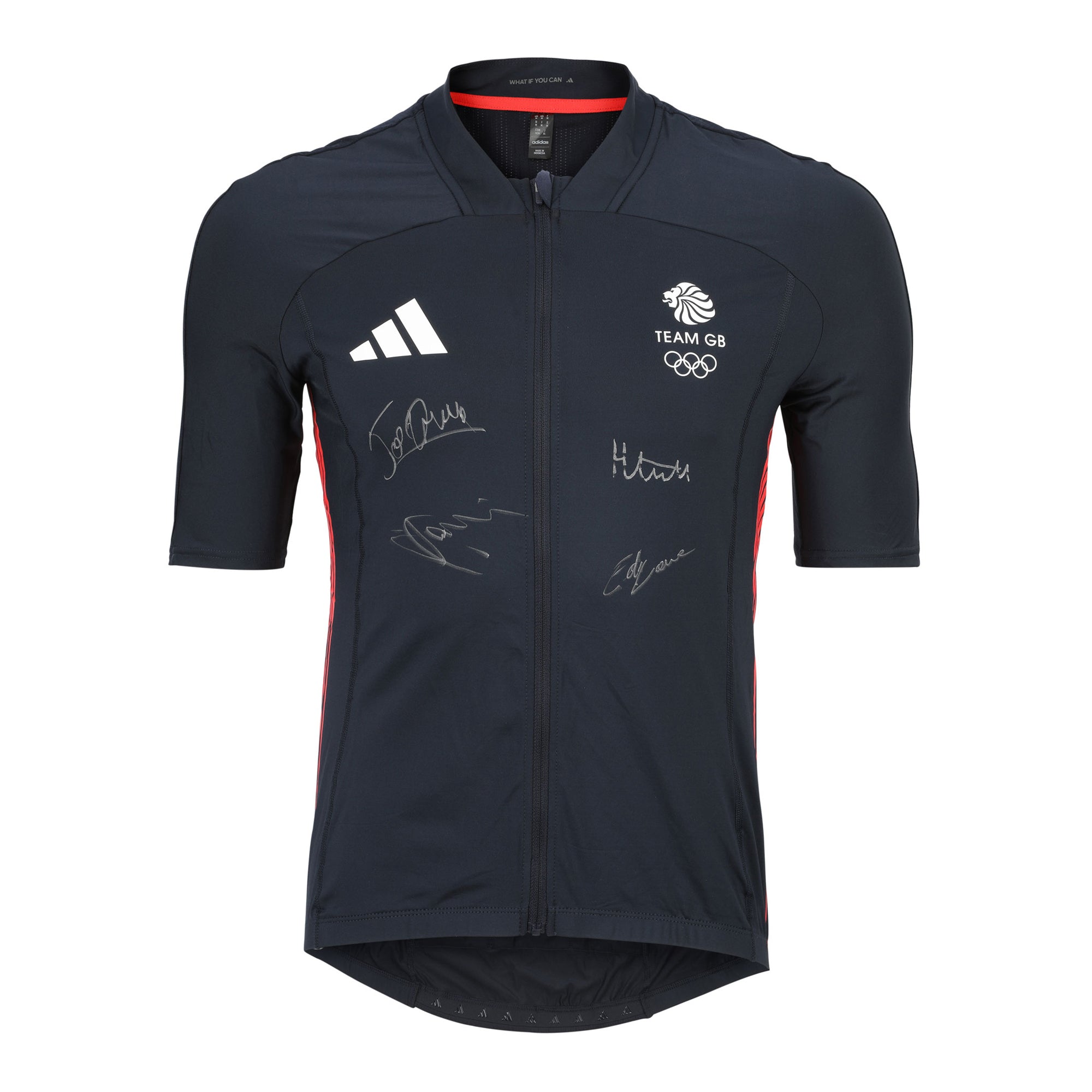 Team GB Men's Sprint Cycling Team Paris 2024 Olympic Games Signed Cycling Jersey