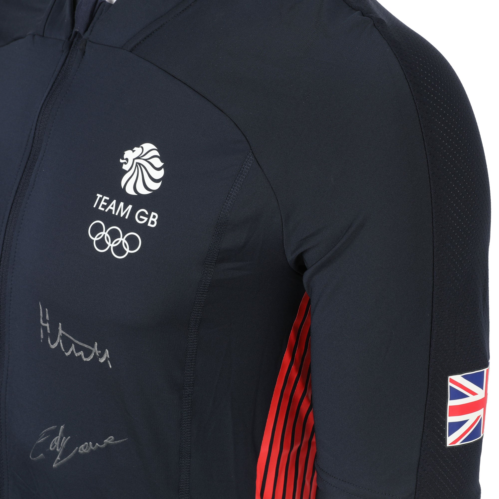 Team GB Men's Sprint Cycling Team Paris 2024 Olympic Games Signed Cycling Jersey