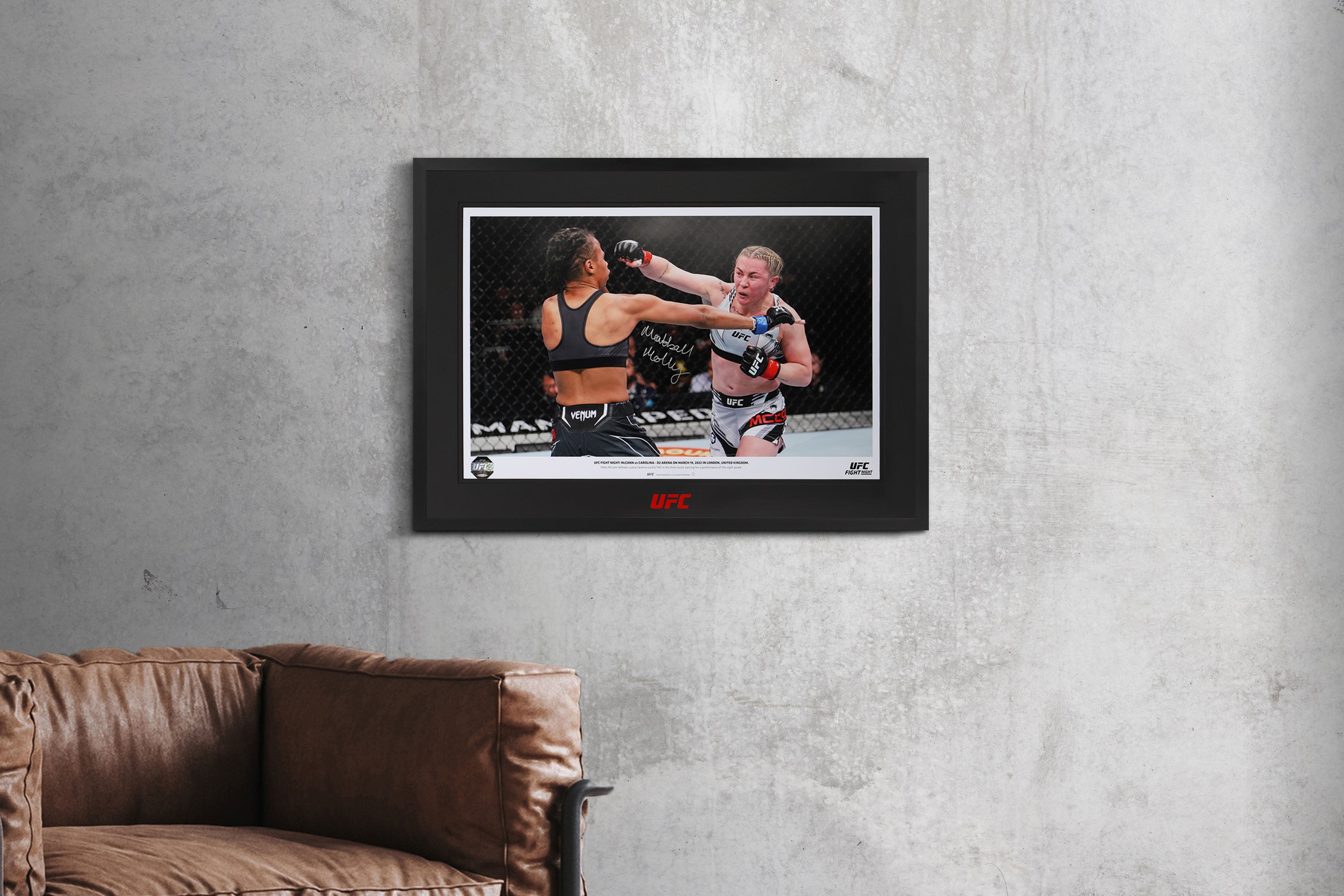 Molly McCann Signed Photo UFC Fight Night: Volkov vs Aspinall