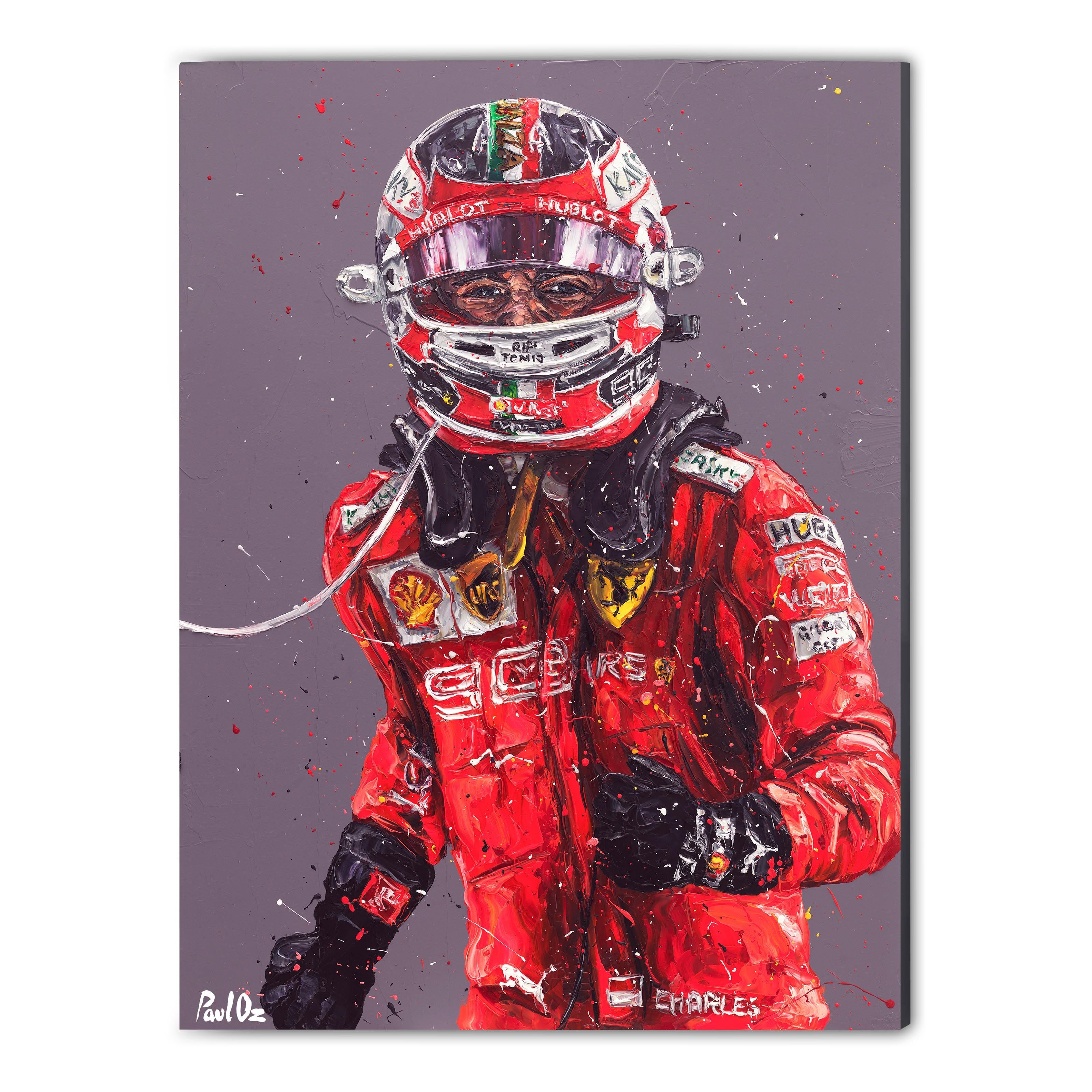 Charles Leclerc Embellished Print – Paul Oz