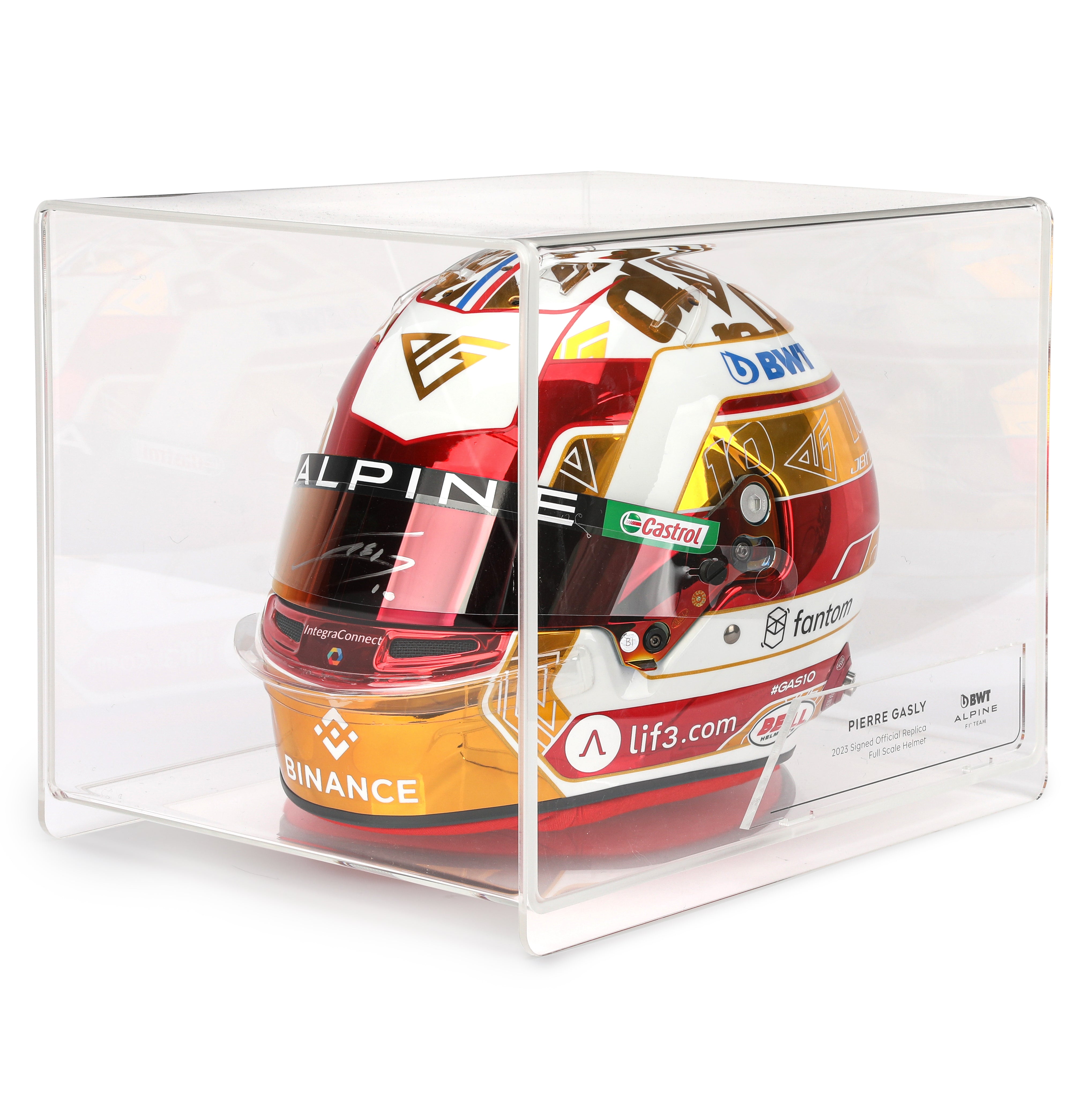 Officially Licensed Pierre Gasly 2023 Signed Replica Helmet