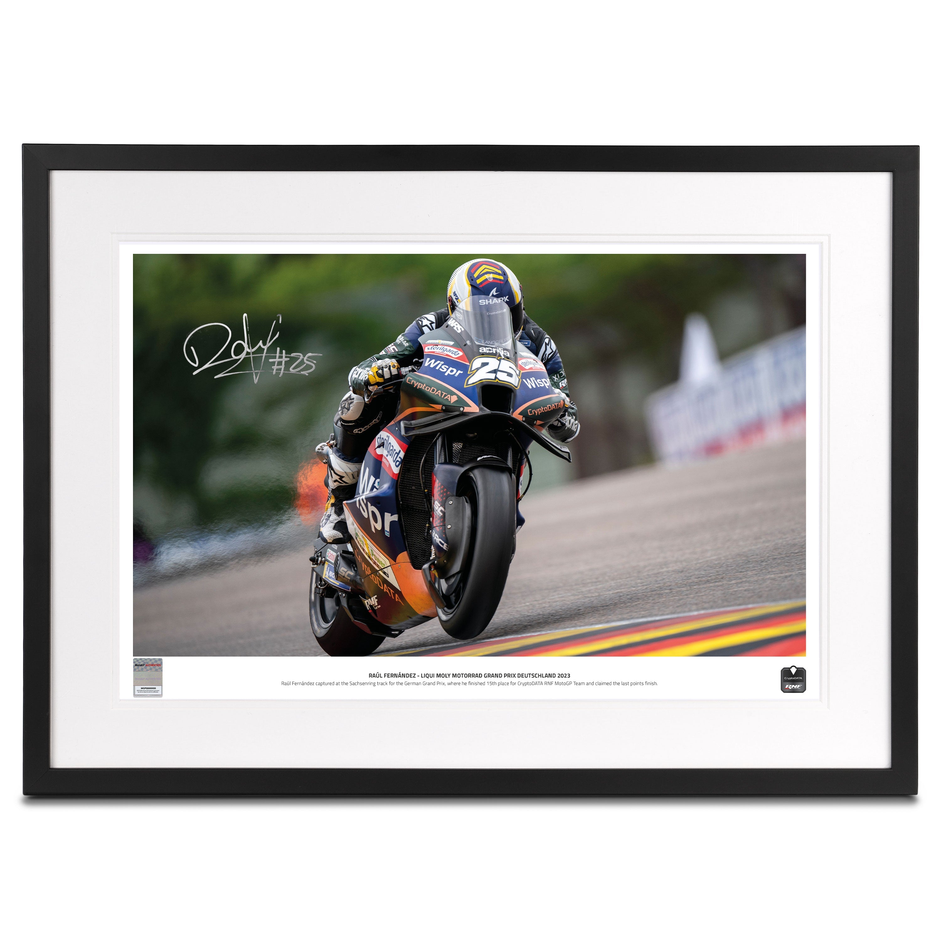 Raúl Fernández 2023 Signed Photo – German GP