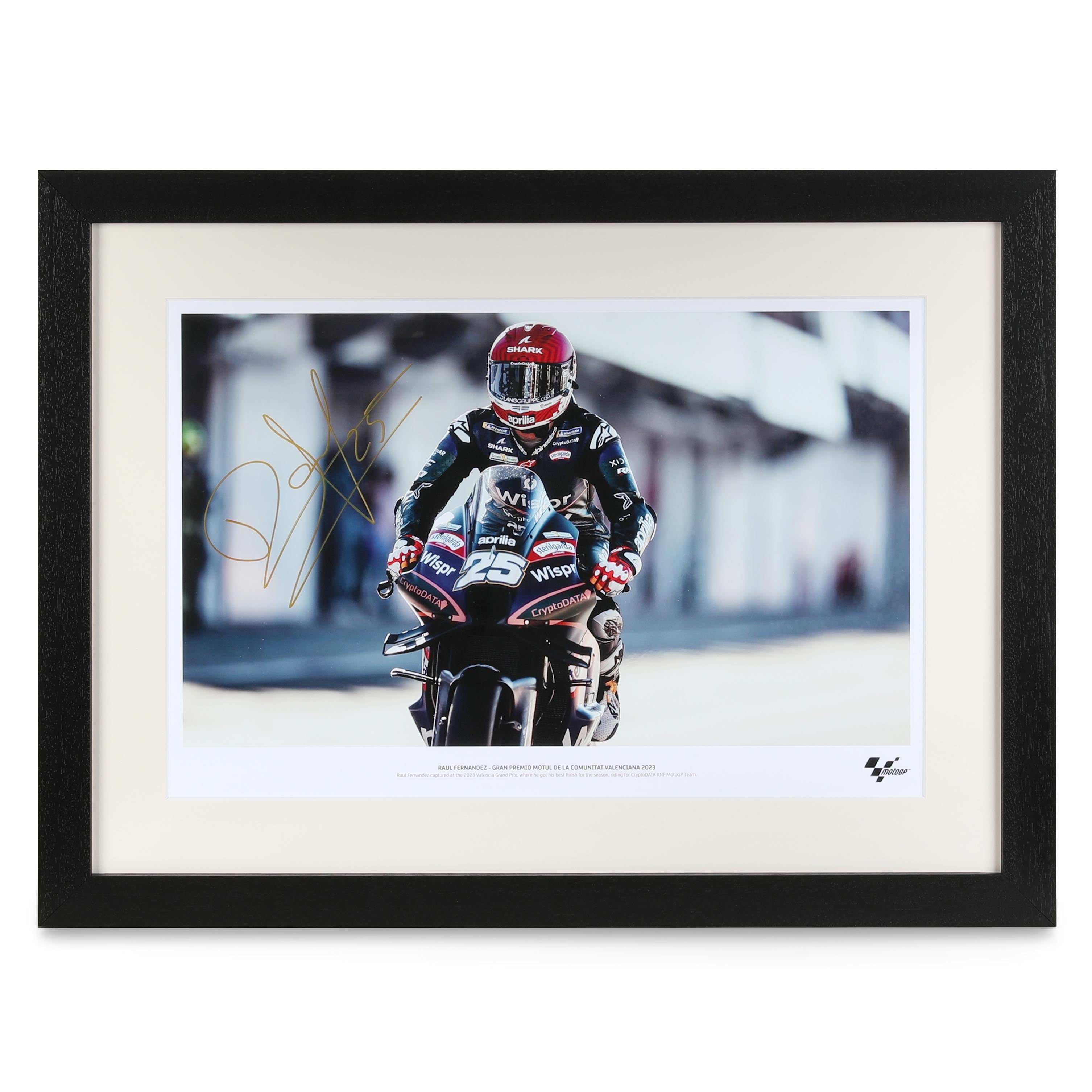 Raúl Fernández 2023 Signed Photo – Valencia GP