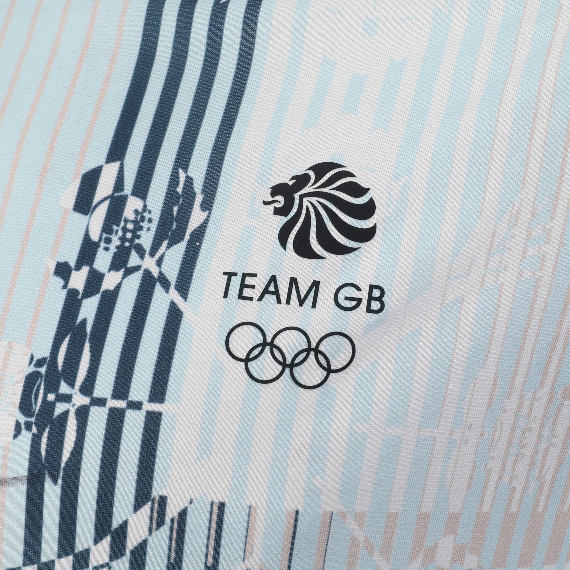 Team GB Skateboarding Team Signed 2024 Paris Olympics Village T-Shirt