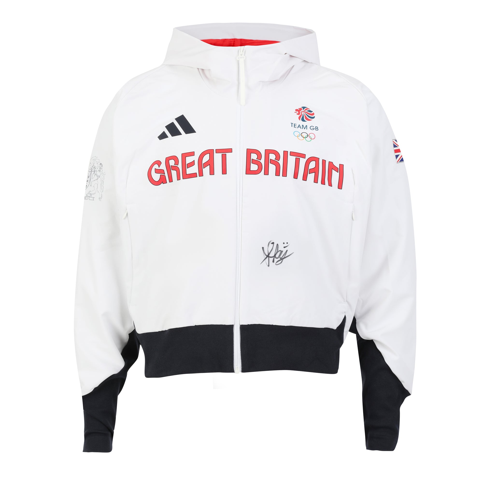 Sky Brown Signed Team GB 2024 Paris Olympics Presentation Hoodie - Skateboard Park