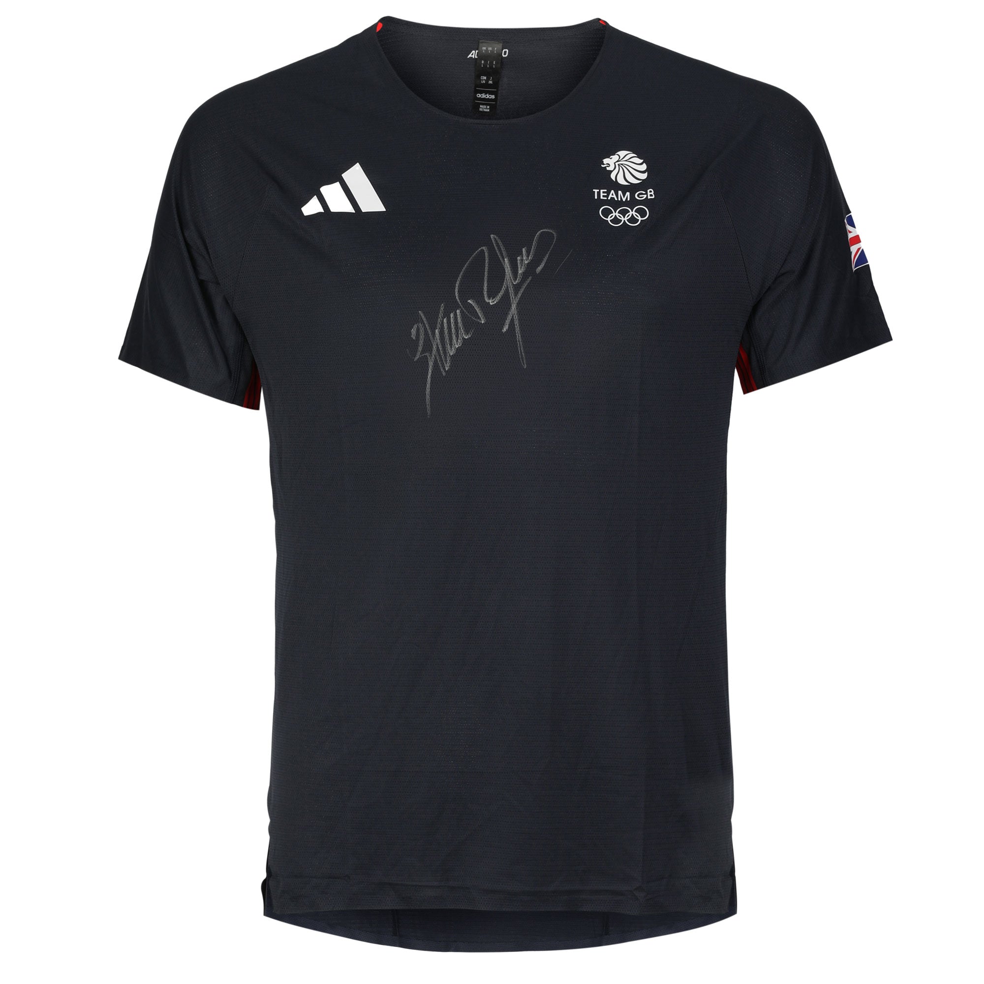 Sir Steve Redgrave Signed Team GB 2024 Paris Olympics Competition T-Shirt - Olympic Legend