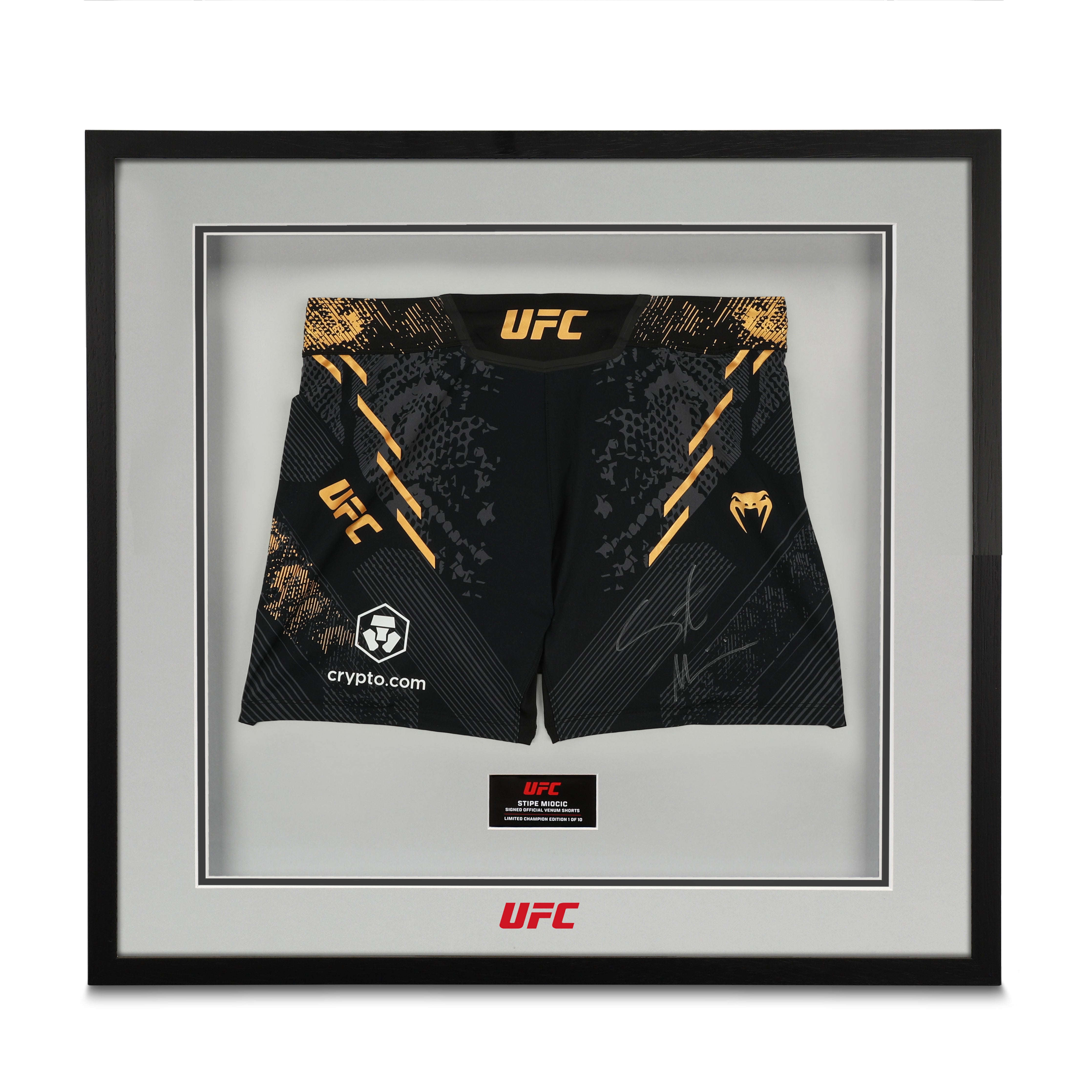 Stipe Miocic Champion Venum Adrenaline Signed Shorts