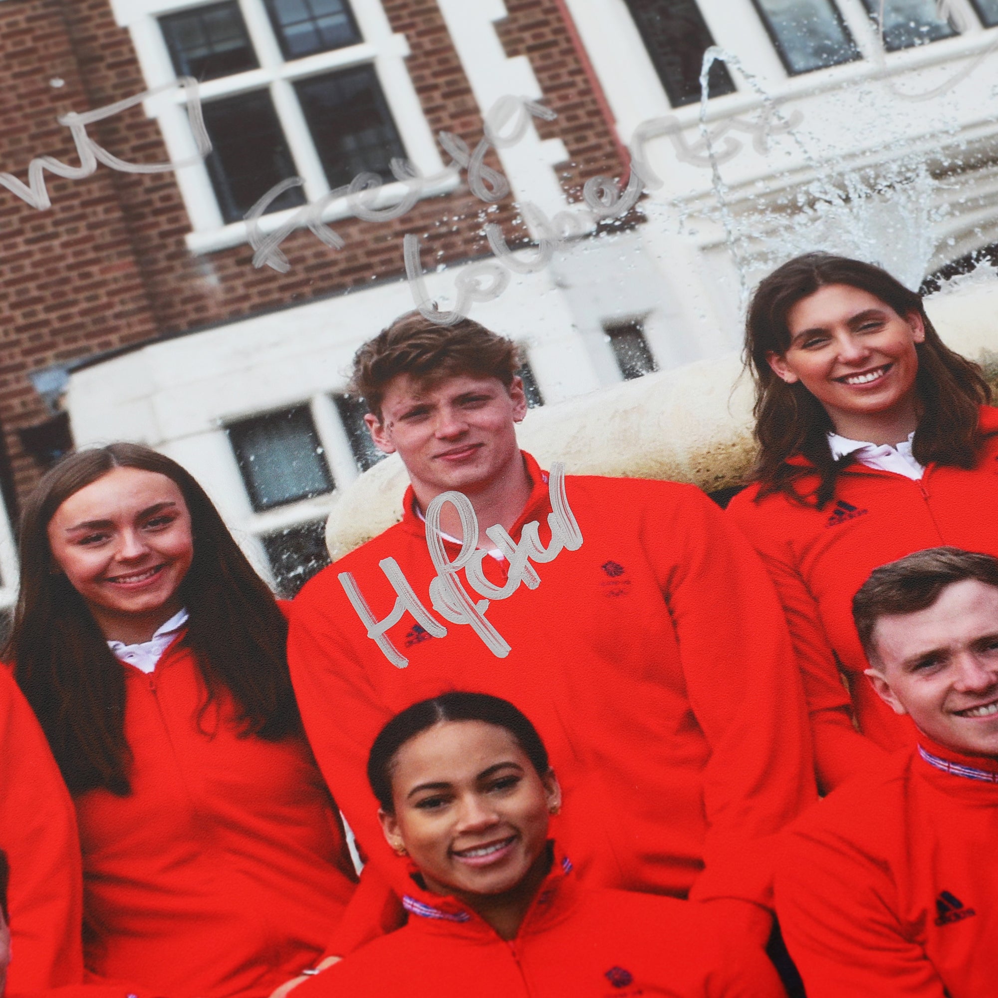 Team GB Swimming Team (Loughborough) Road to the Paris 2024 Olympic Games Signed Photo