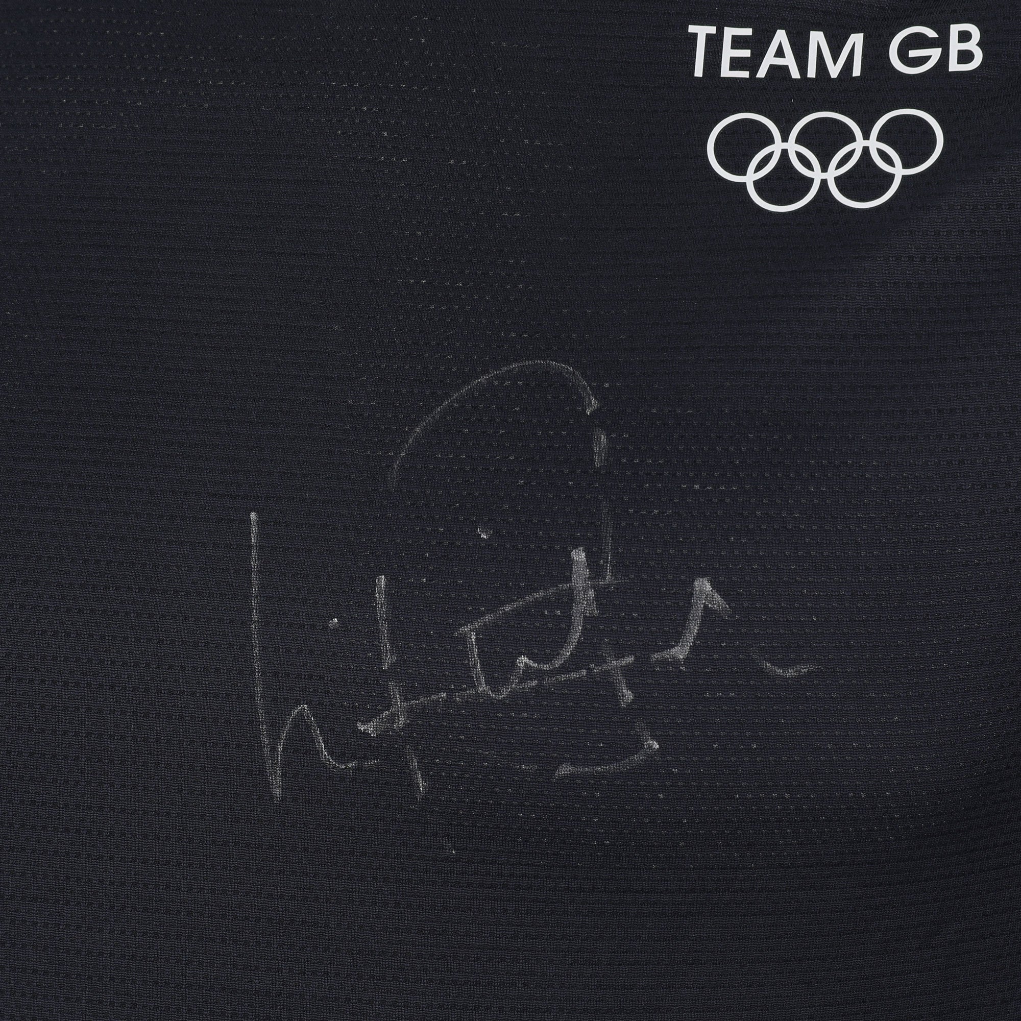 Team GB Table Tennis Team Paris 2024 Olympic Games Signed Table Tennis Competition T-Shirt