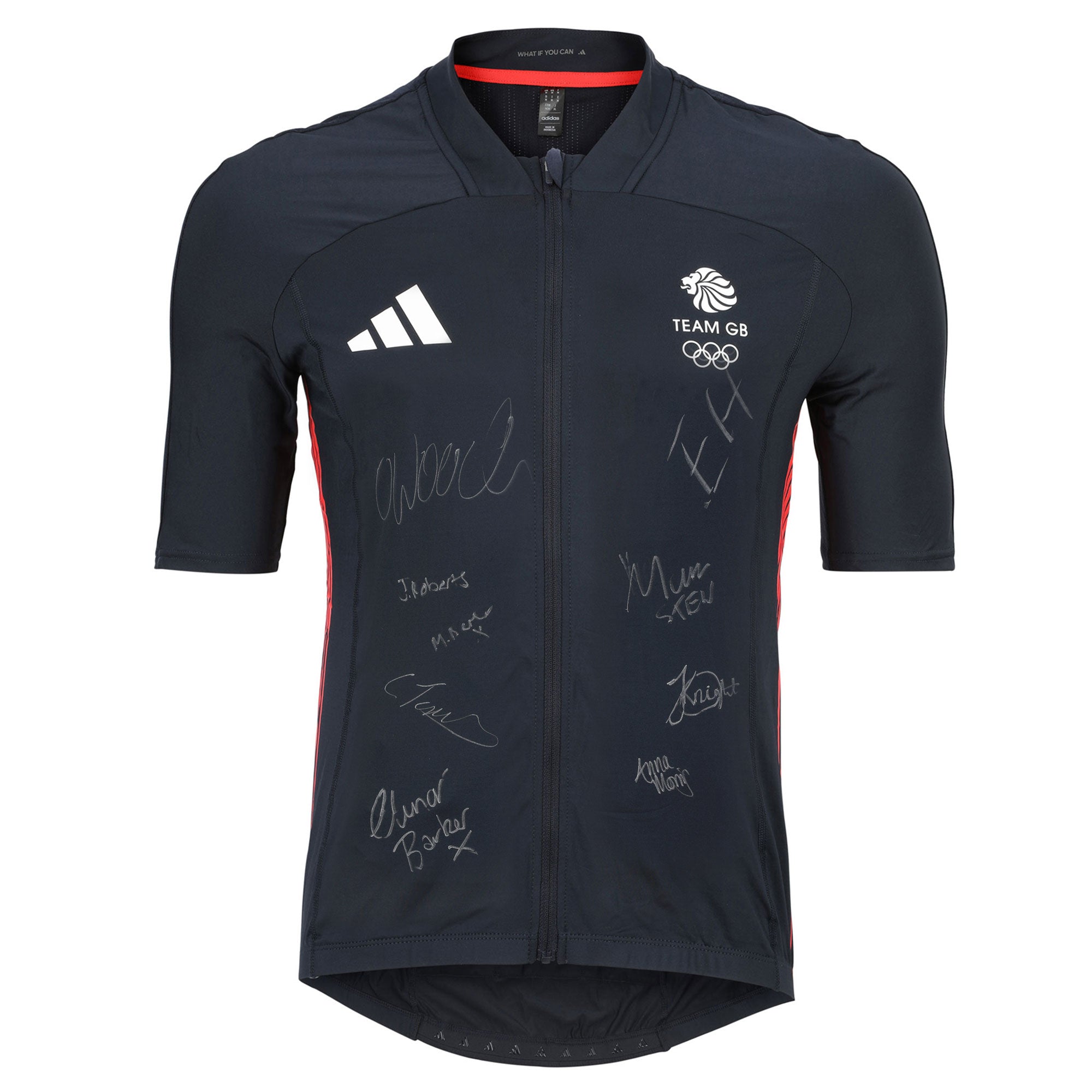 Team GB Track Cycling Endurance Team Signed 2024 Paris Olympics Cycling Jersey