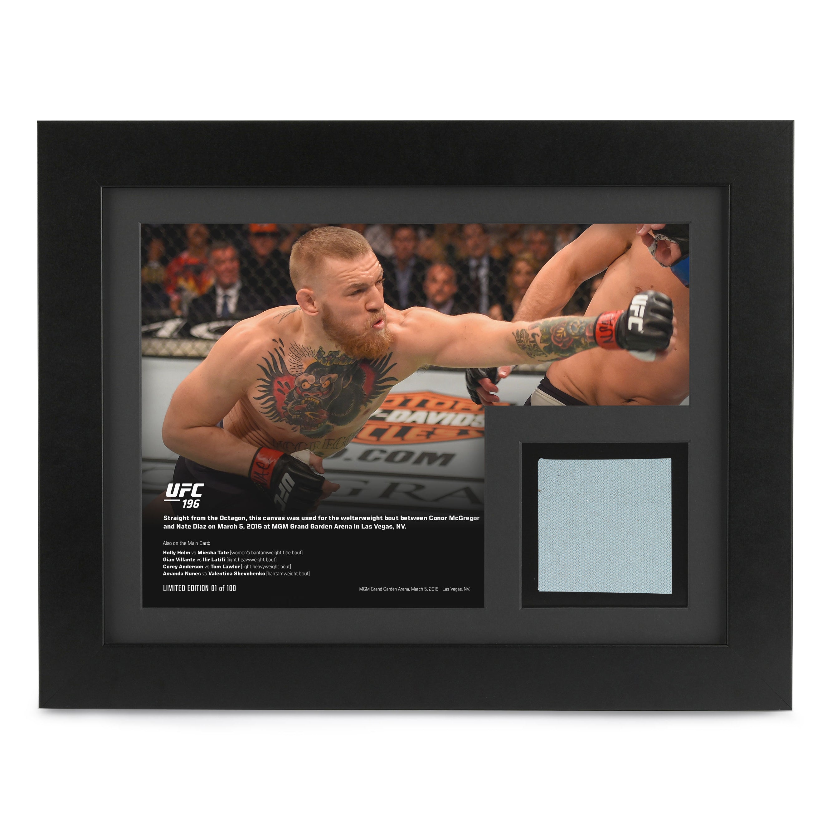 Conor McGregor Limited Edition UFC 196 Canvas & Photo