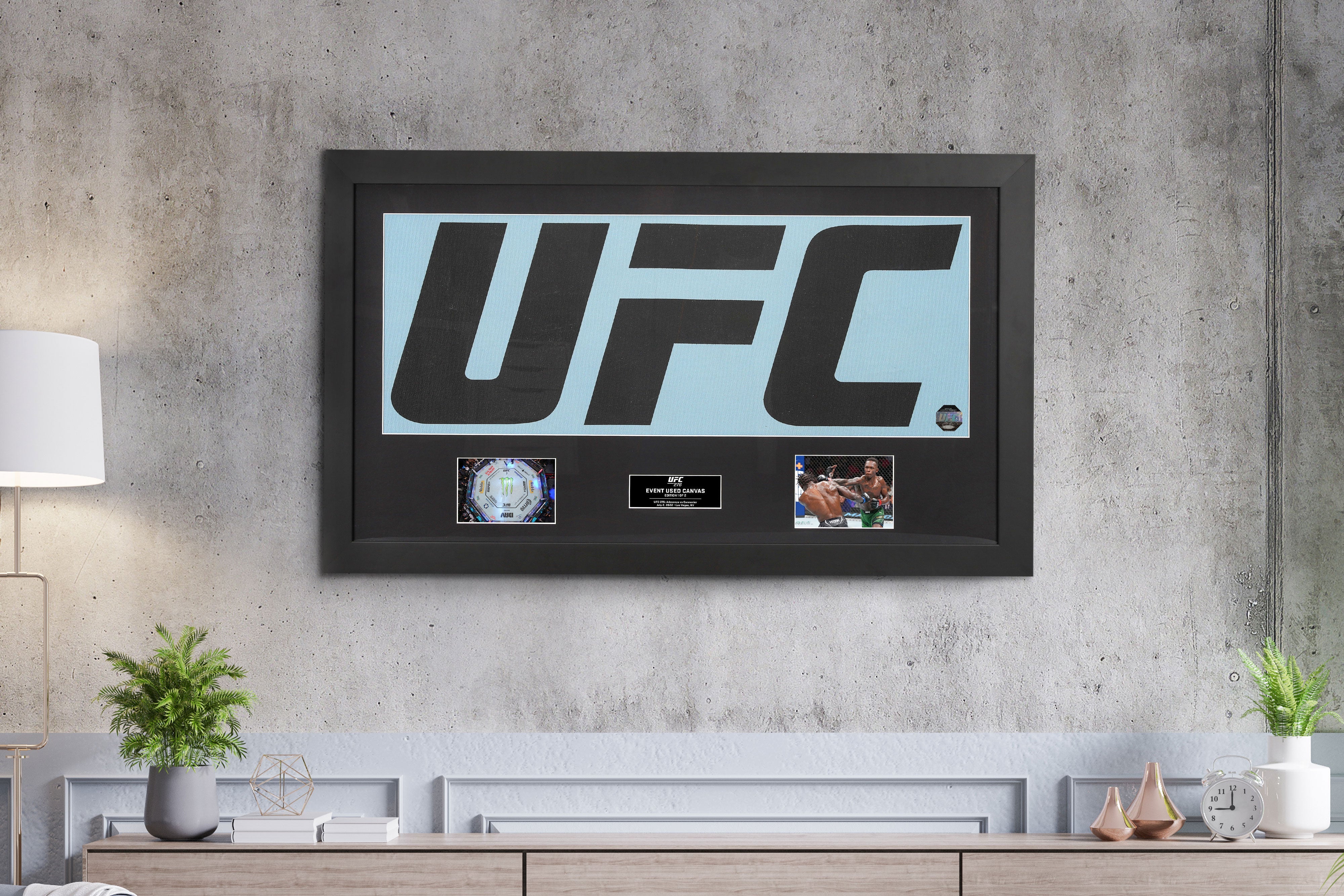 UFC 276: Adesanya vs Cannonier UFC Logo Canvas & Photo