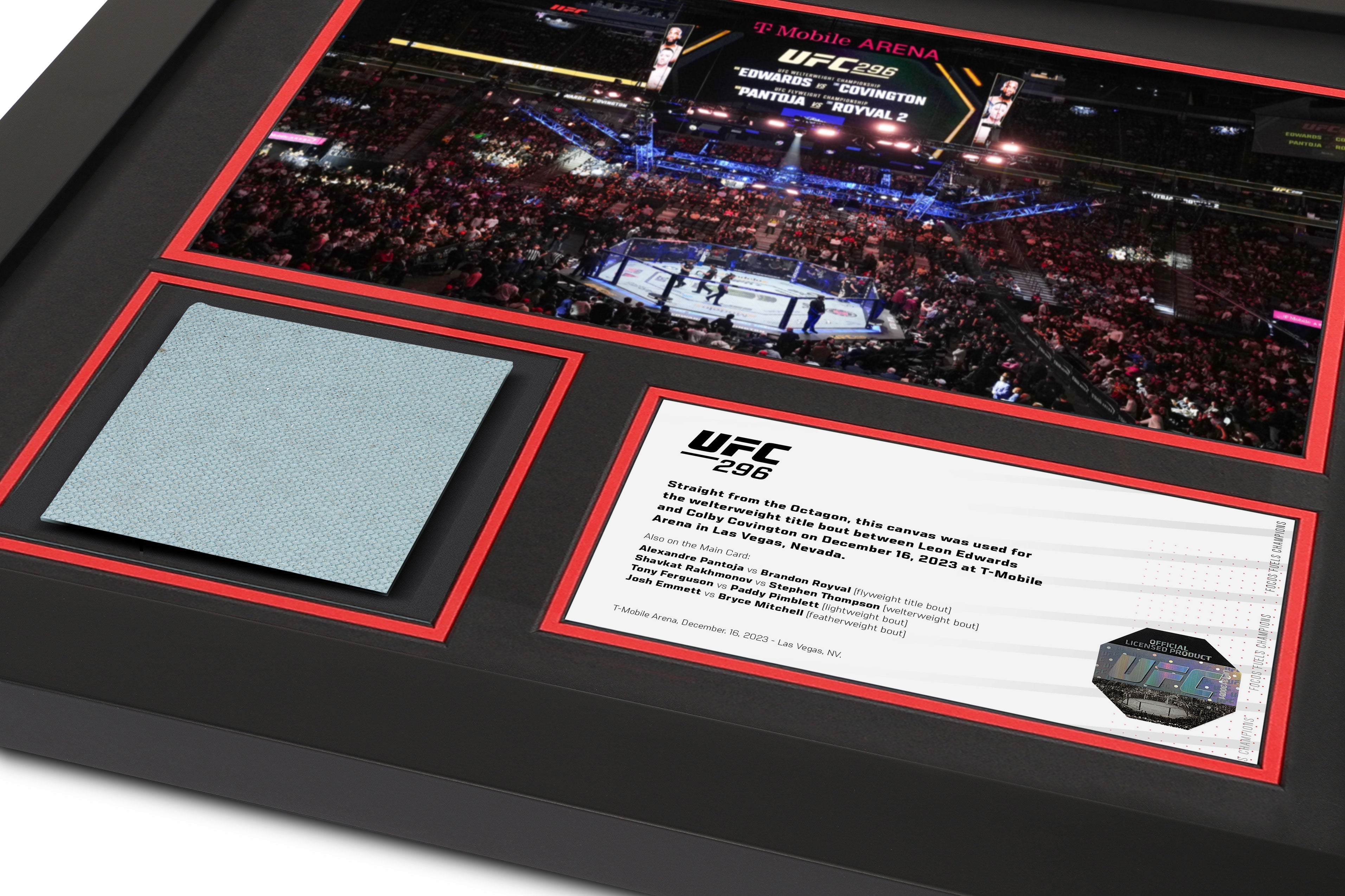 UFC 296: Edwards vs Covington Event Canvas and Photo - Octagon