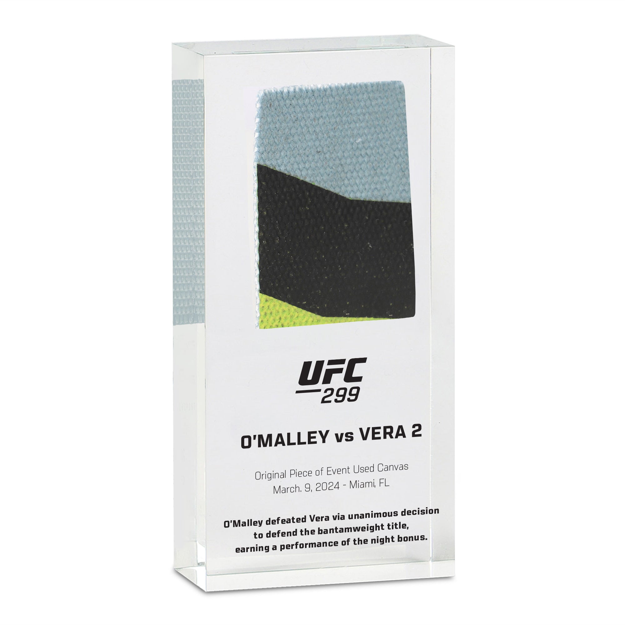 UFC 299: O'Malley vs Vera 2 Canvas in Acrylic