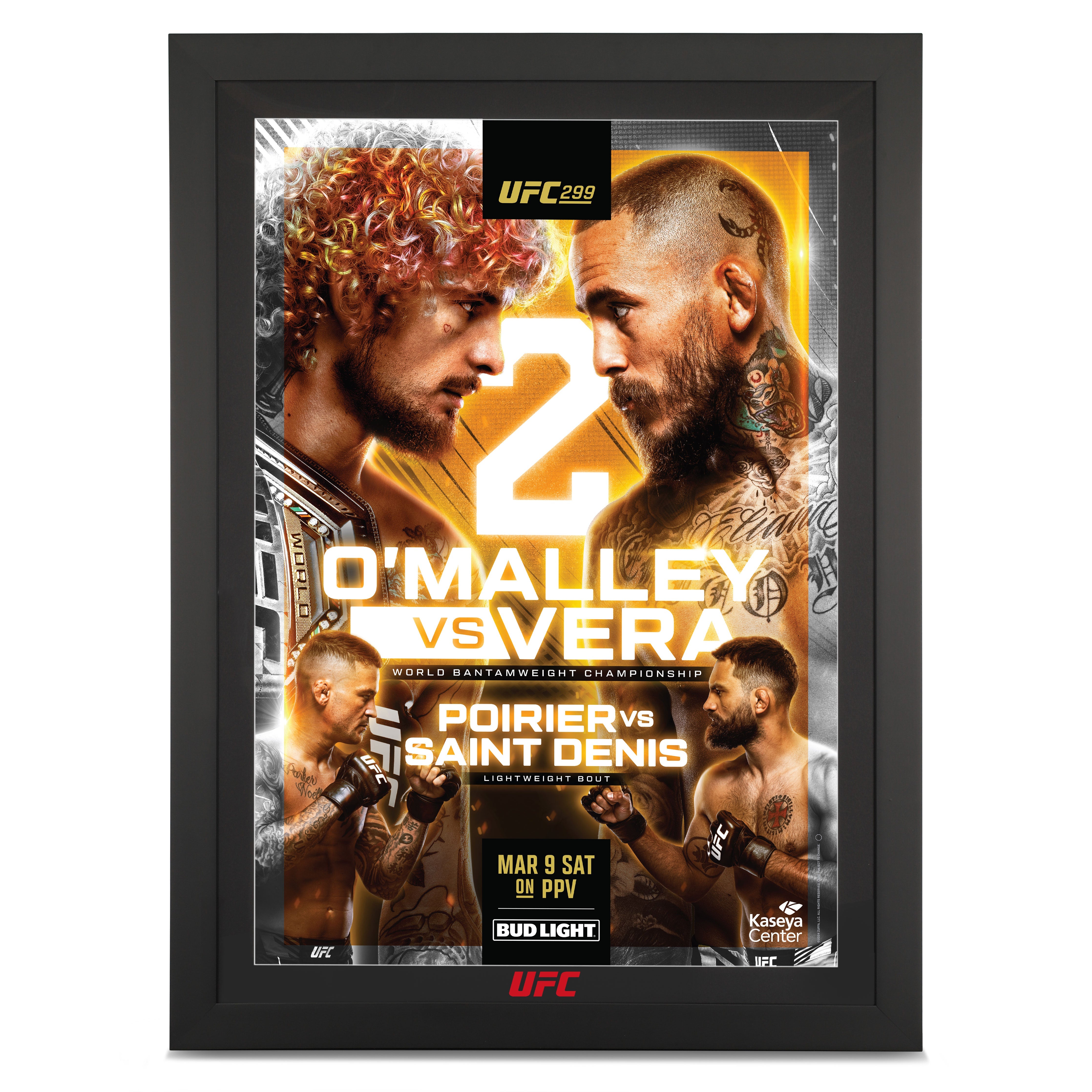 UFC 299: O’Malley vs Vera 2 Autographed Event Poster