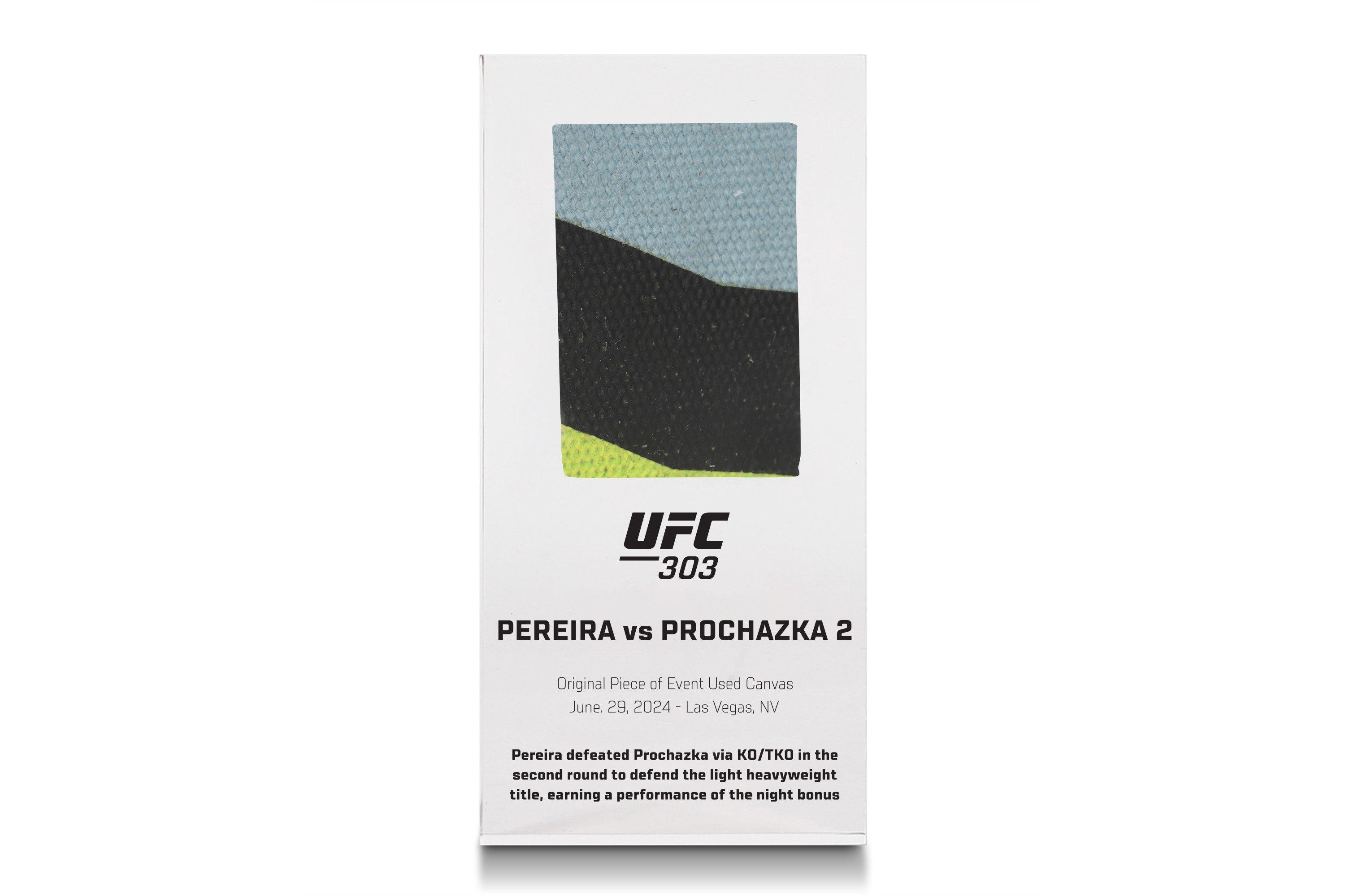 UFC 303: Pereira vs Prochazka Canvas In Acrylic