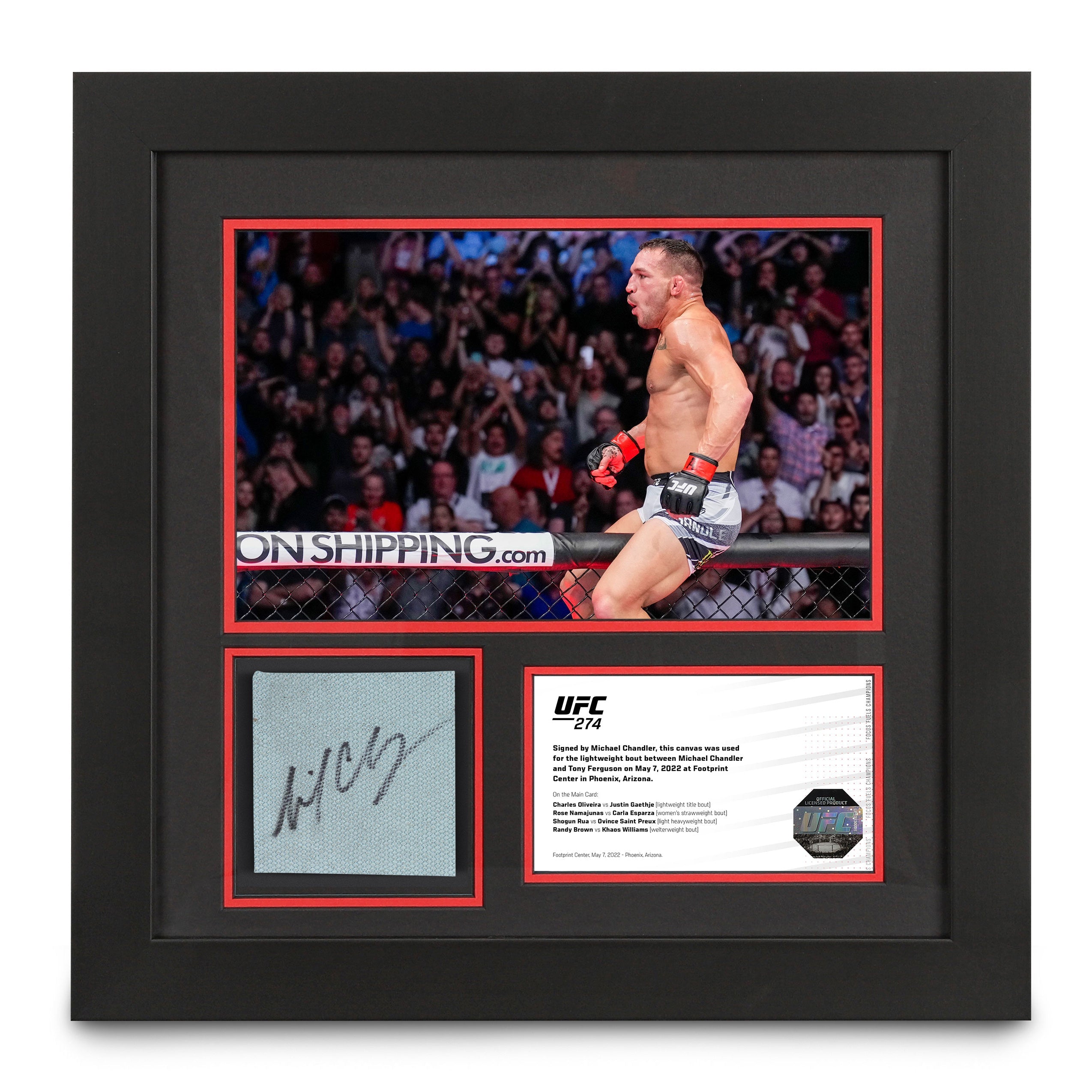 Framed UFC Collectible! 1 of sale 1!