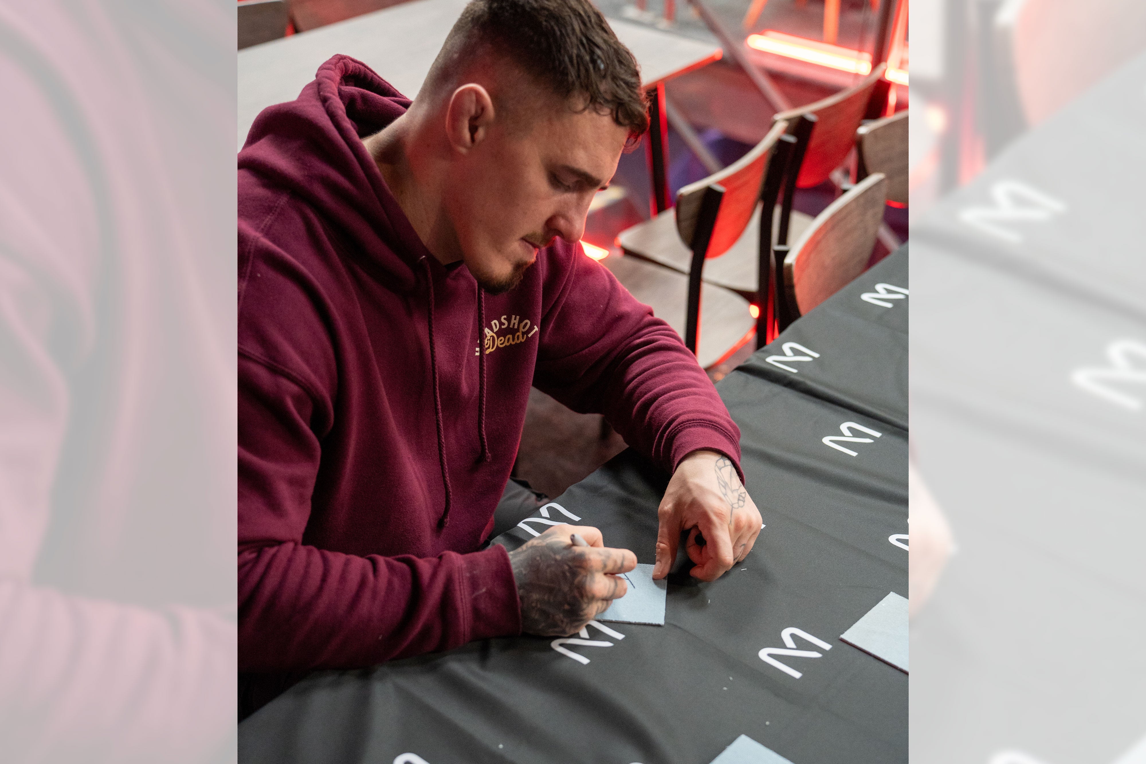 Tom Aspinall Signed Canvas & Photo UFC 295