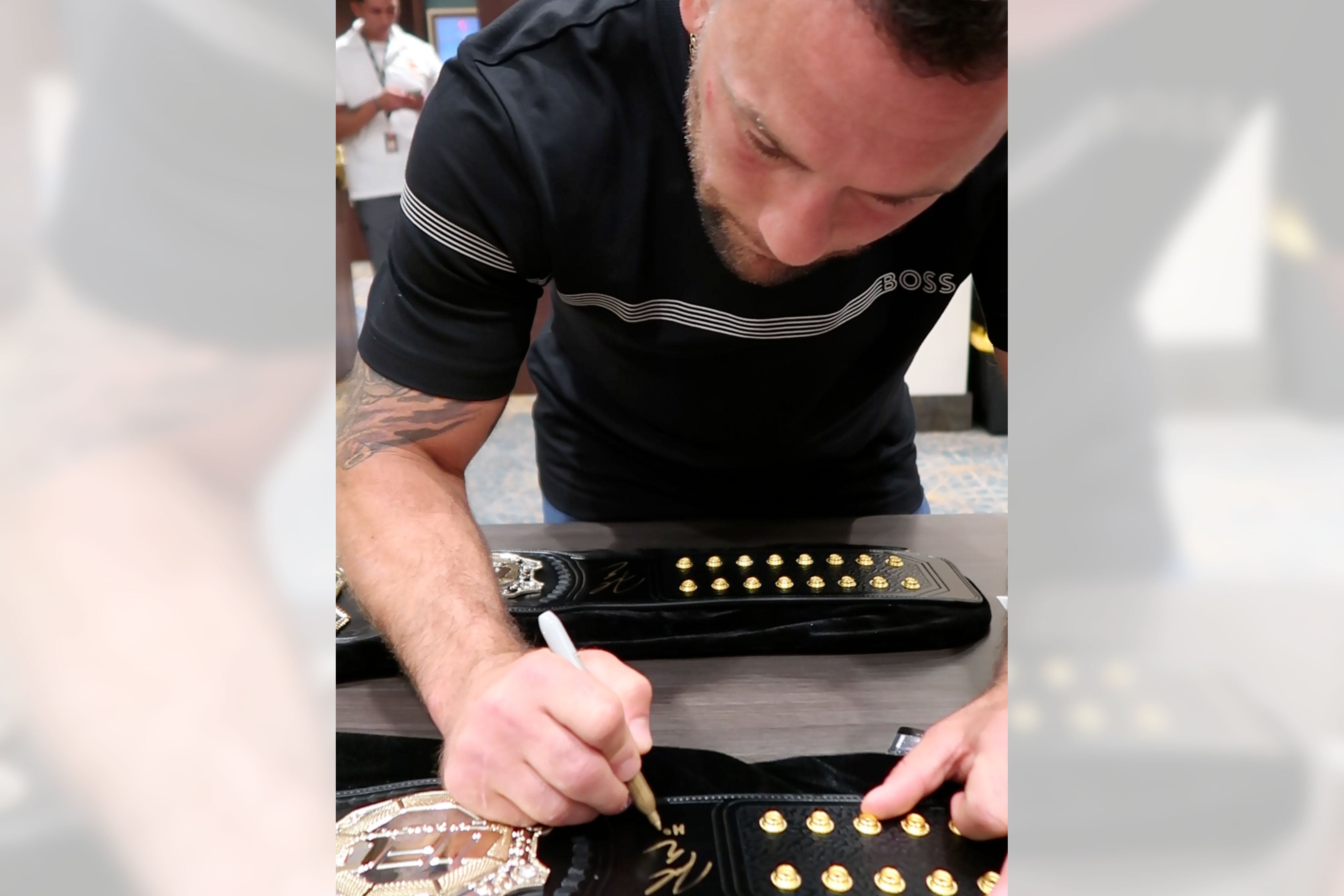 Frankie Edgar Signed Championship Replica Belt