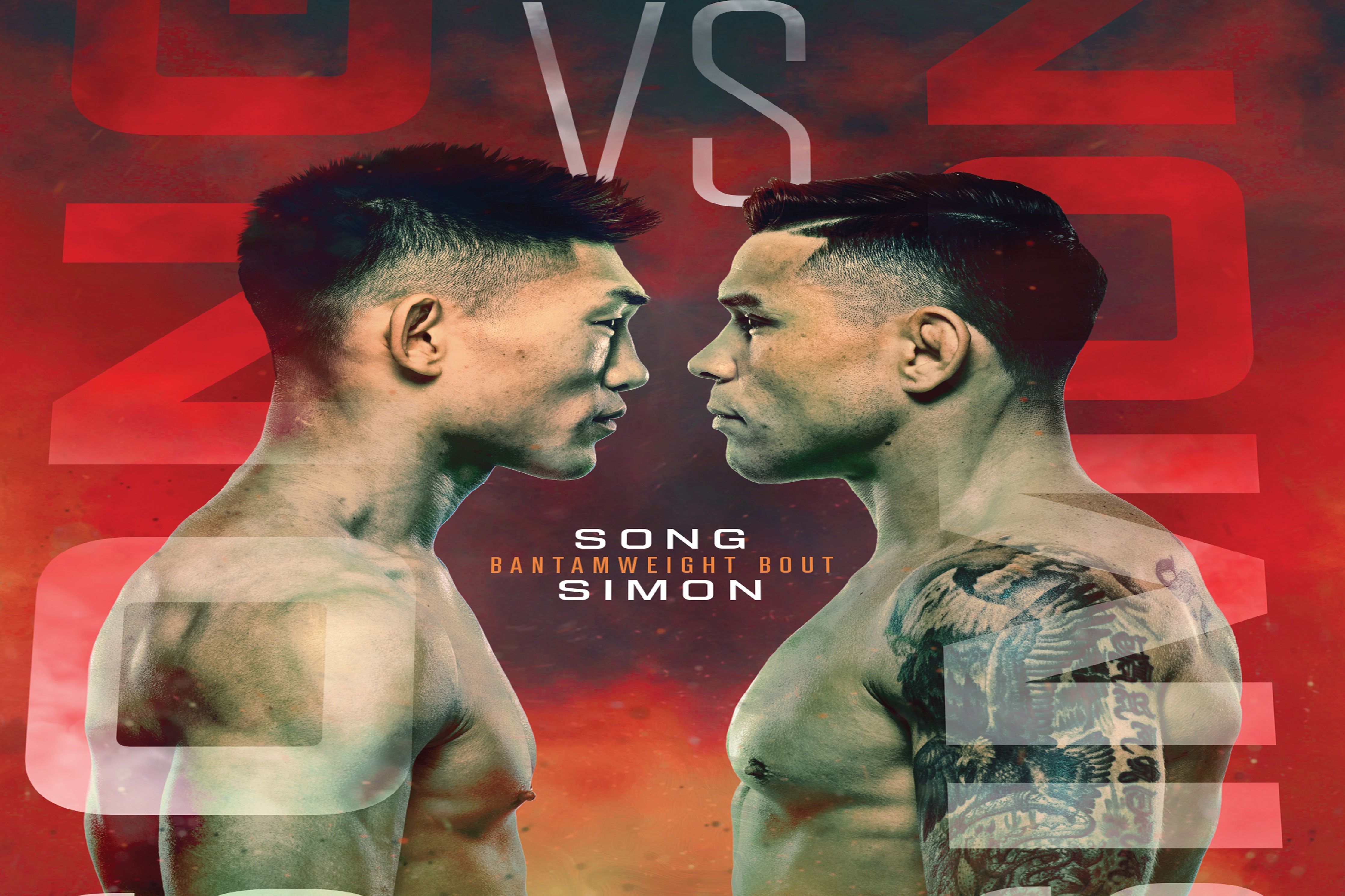 UFC Fight Night: Song vs Simón Autographed Event Poster