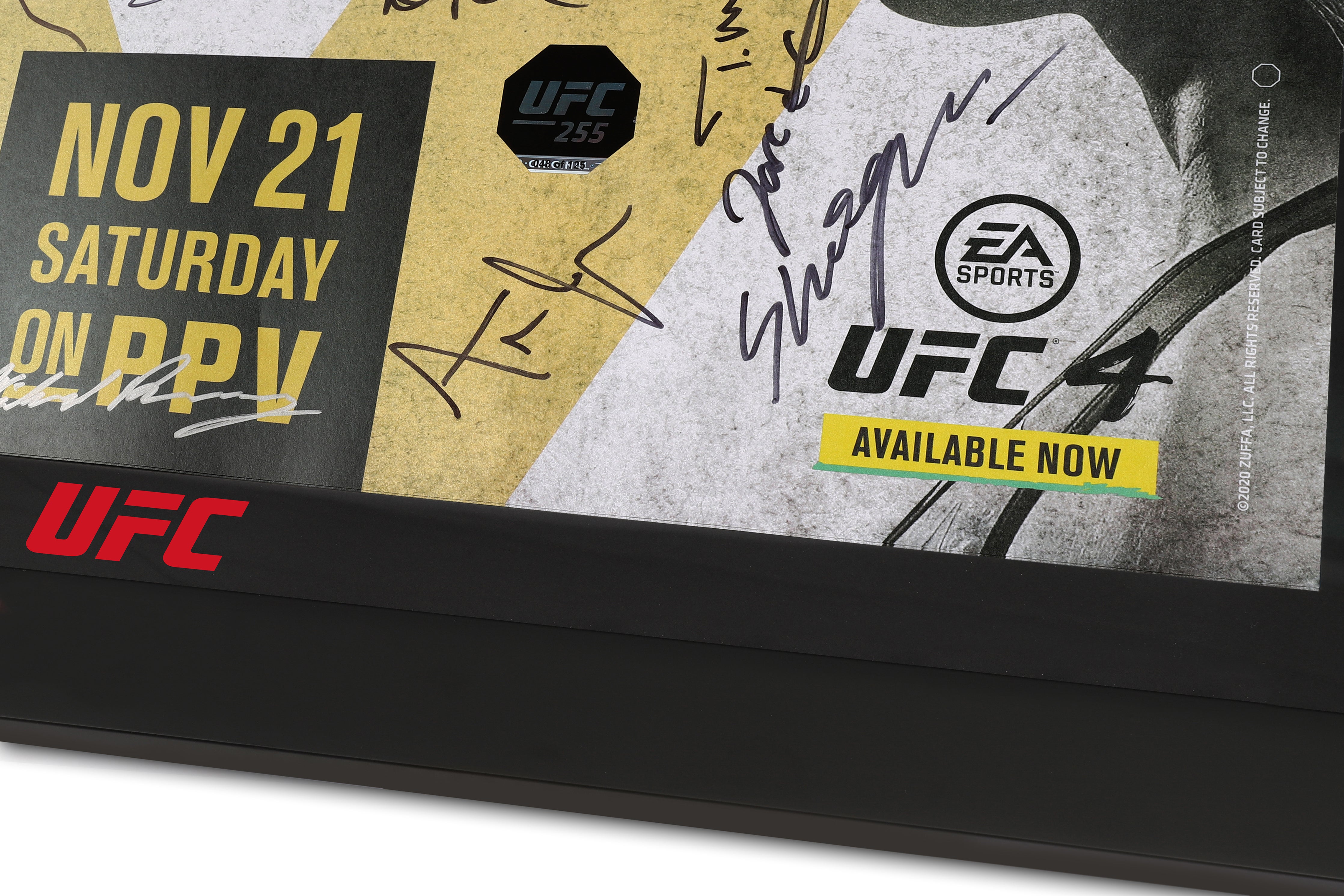 UFC 255: Figueiredo vs Perez Autographed Event Poster