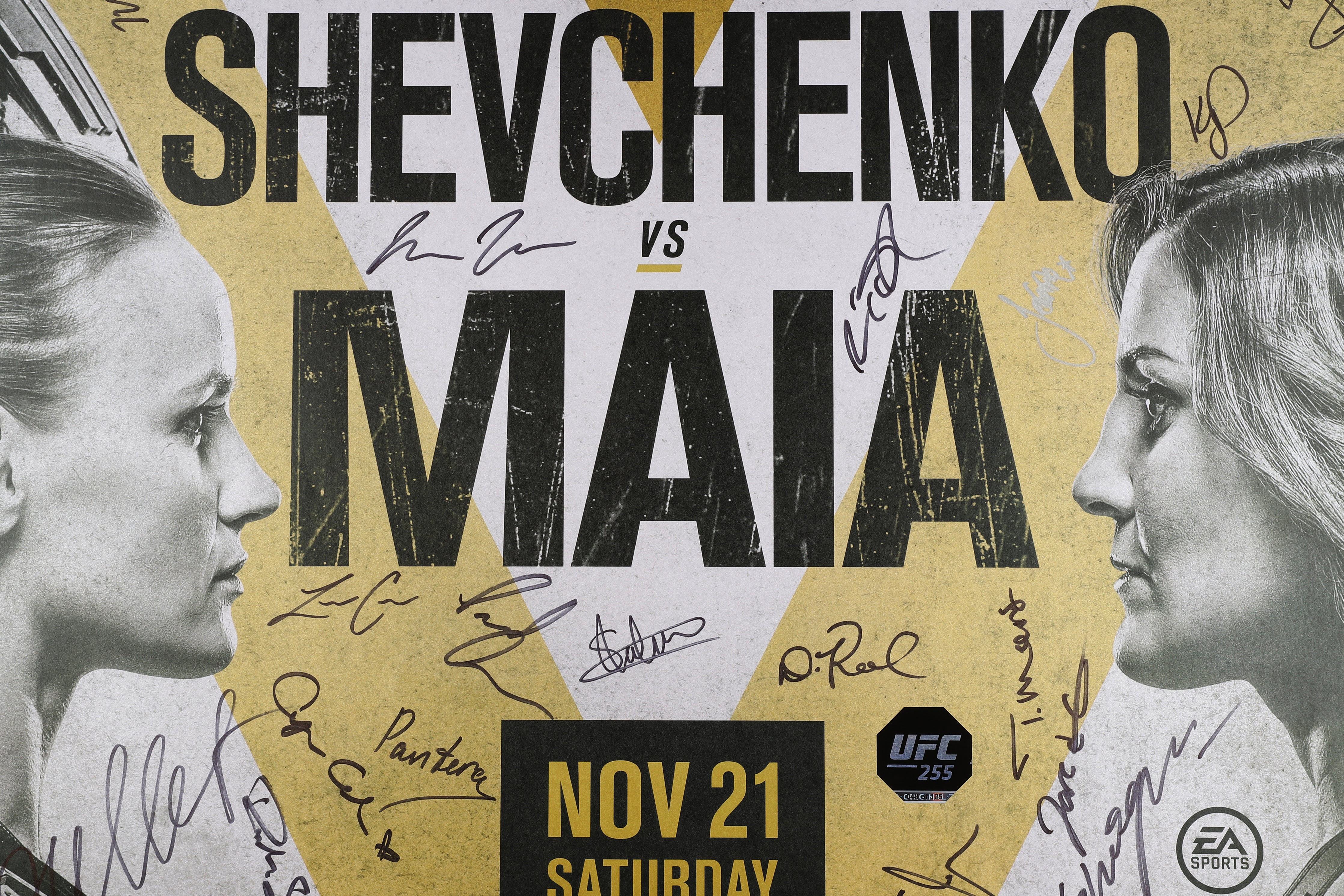 UFC 255: Figueiredo vs Perez Autographed Event Poster