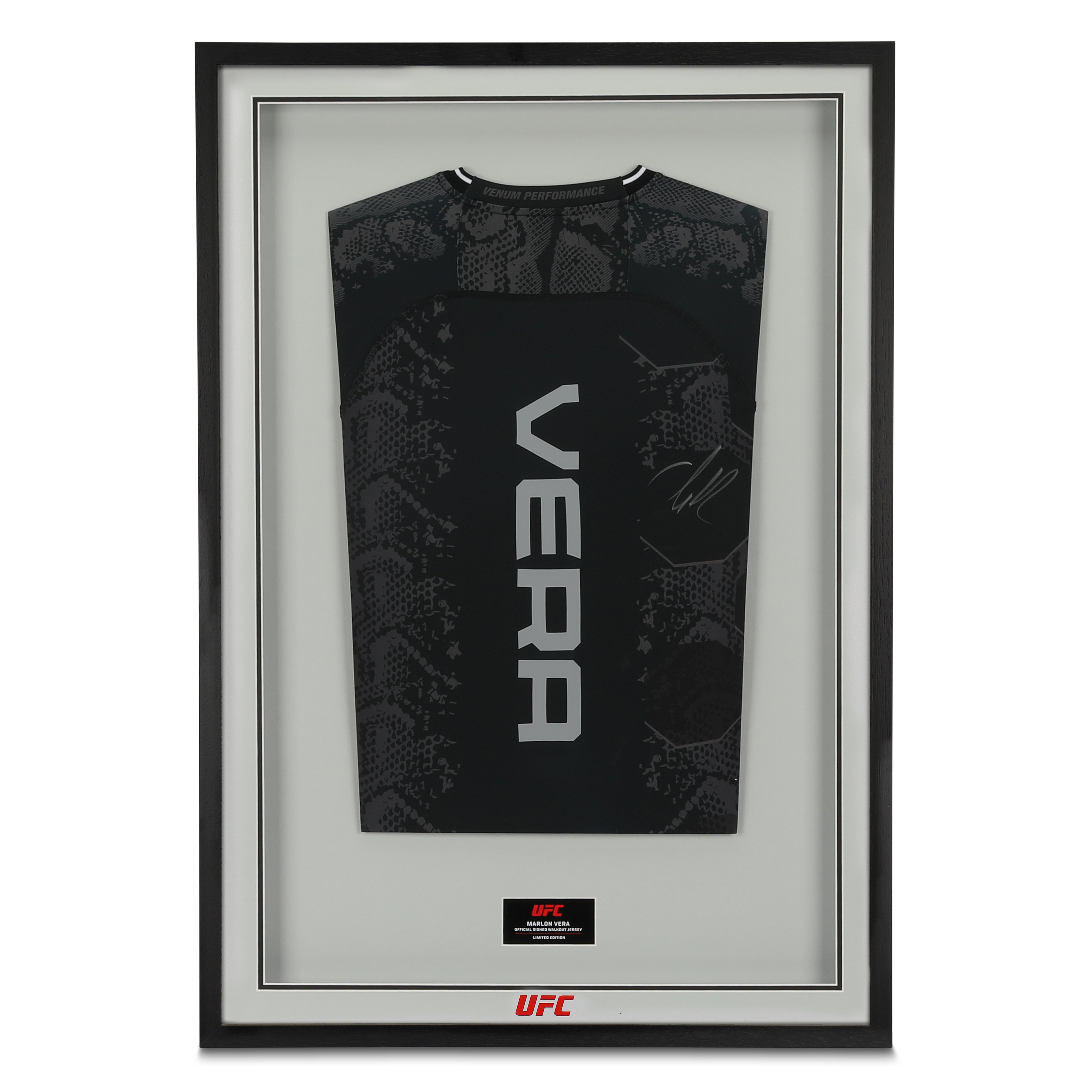 Marlon Vera Signed Black Fight Night 2.0 Jersey