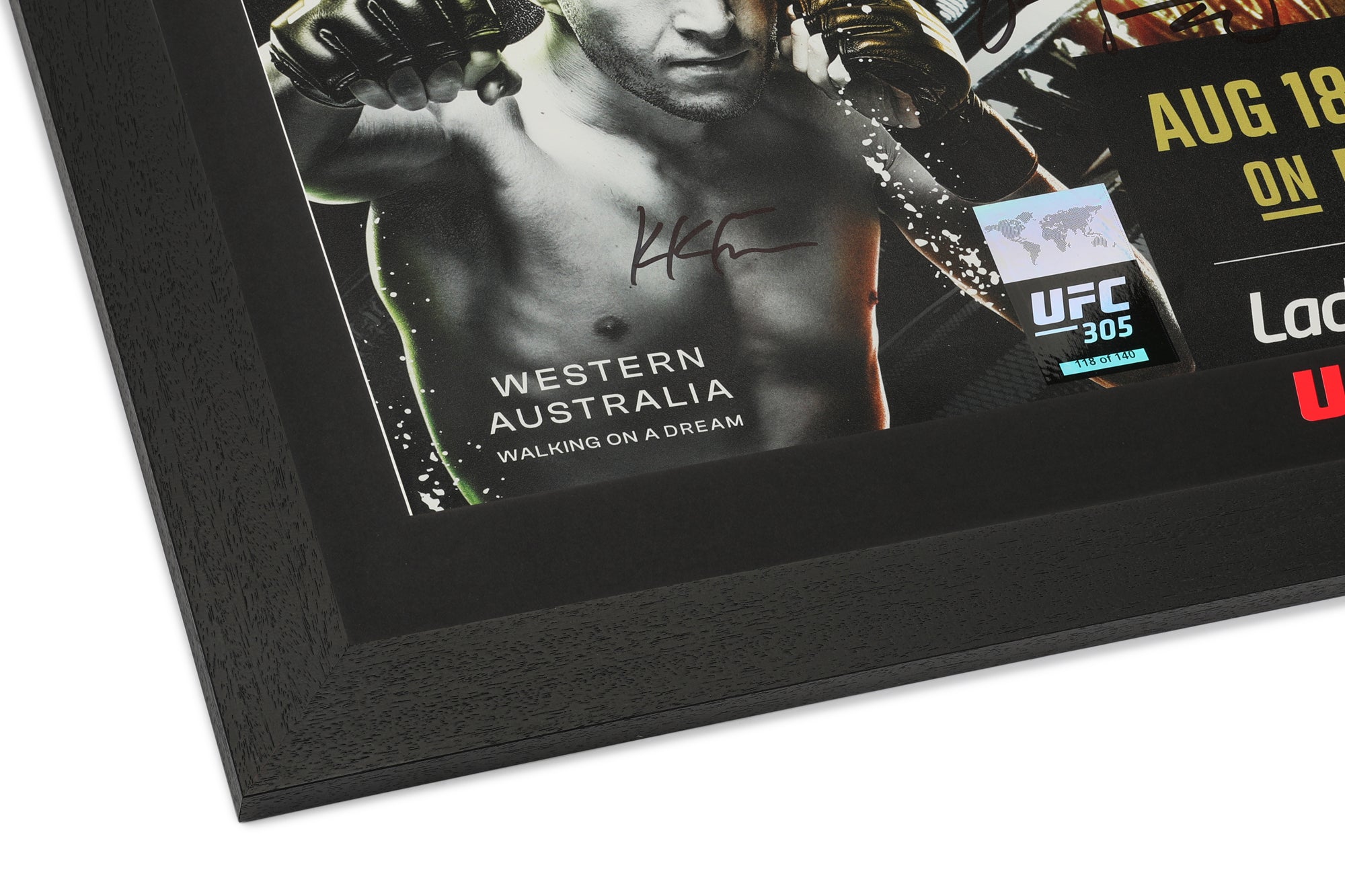 UFC 305: Du Plessis vs Adesanya Autographed Event Poster