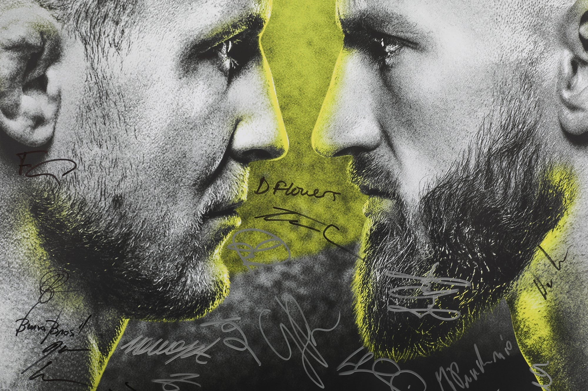 UFC Fight Night: Hermansson vs Pyfer Autographed Event Poster