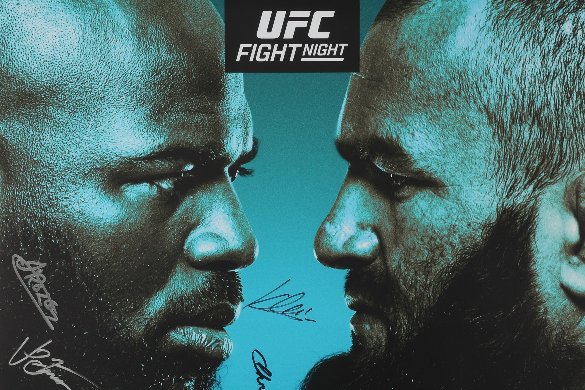 UFC Fight Night: Rozenstruik vs Gaziev Autographed Event Poster