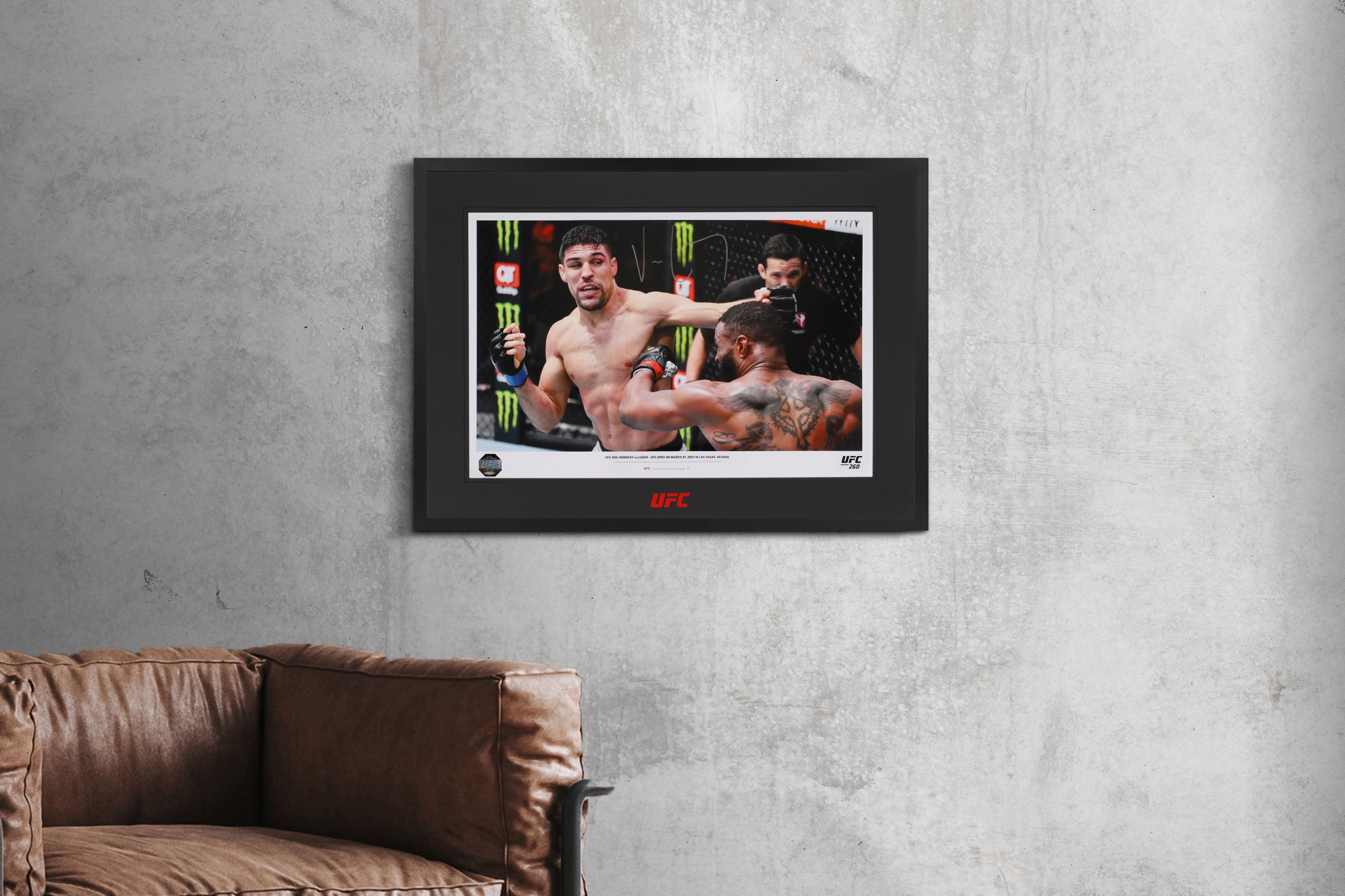 Vicente Luque Signed Photo UFC 260