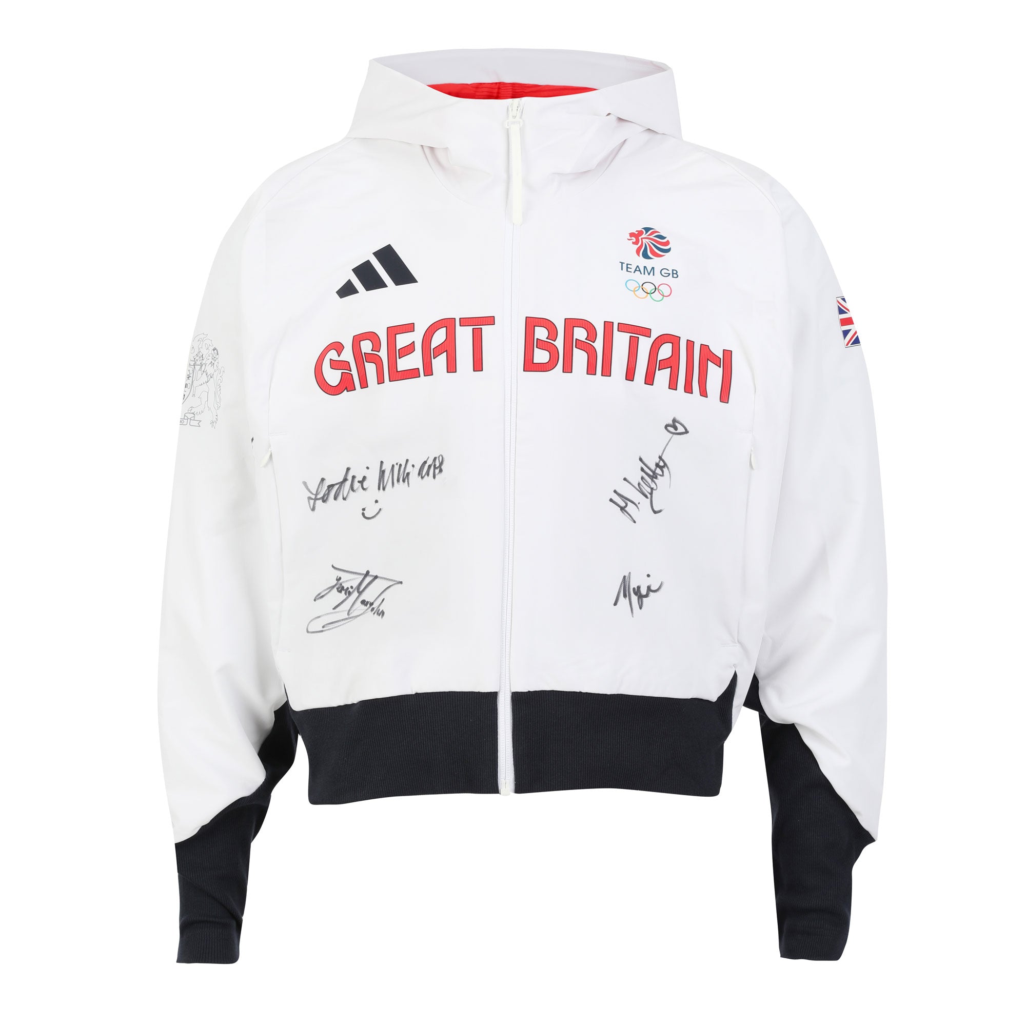 Team GB Womens 4x400m Relay Team Signed 2024 Paris Olympics Podium Jacket