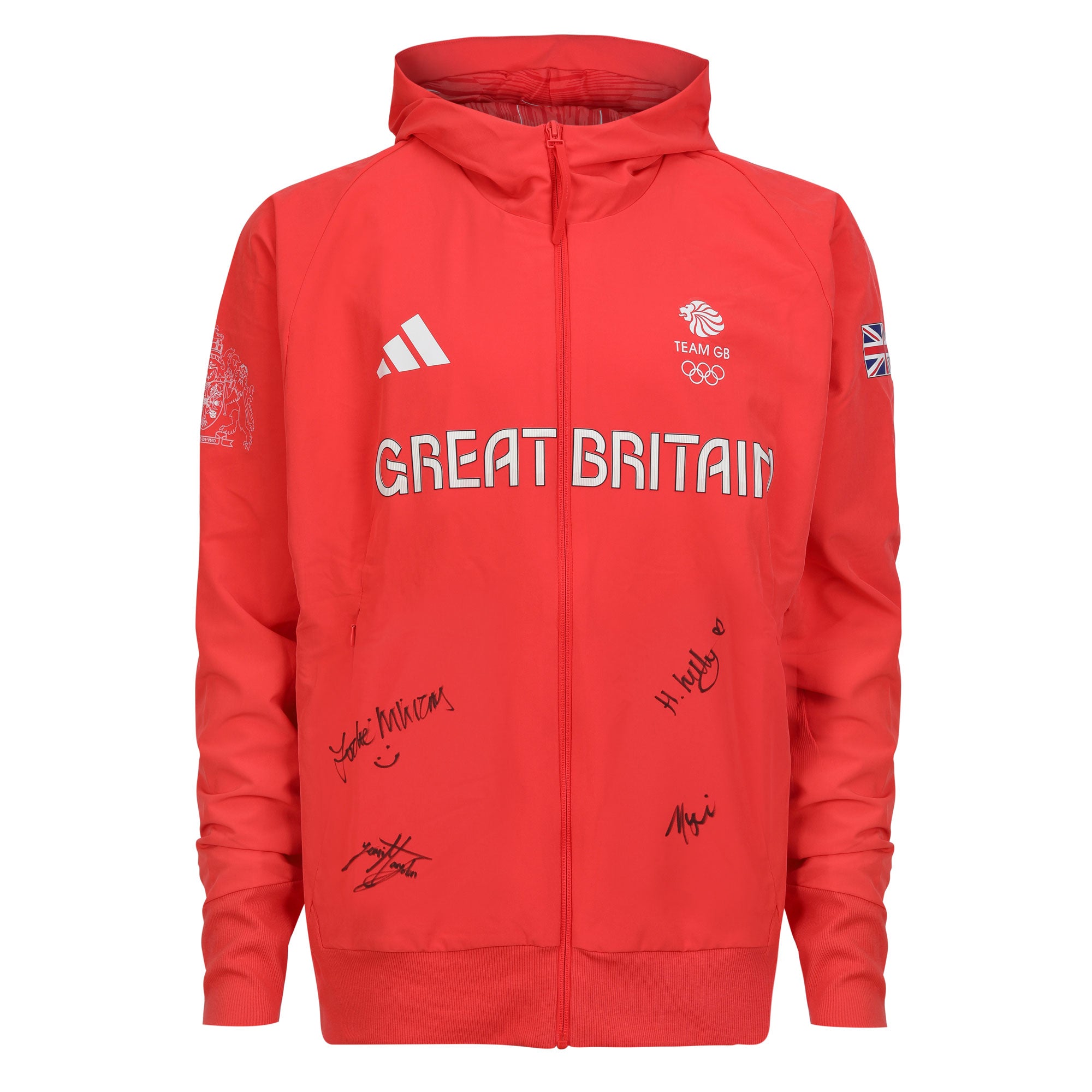 Team GB Womens 4x400m Relay Team Signed 2024 Paris Olympics Presentation Hoodie