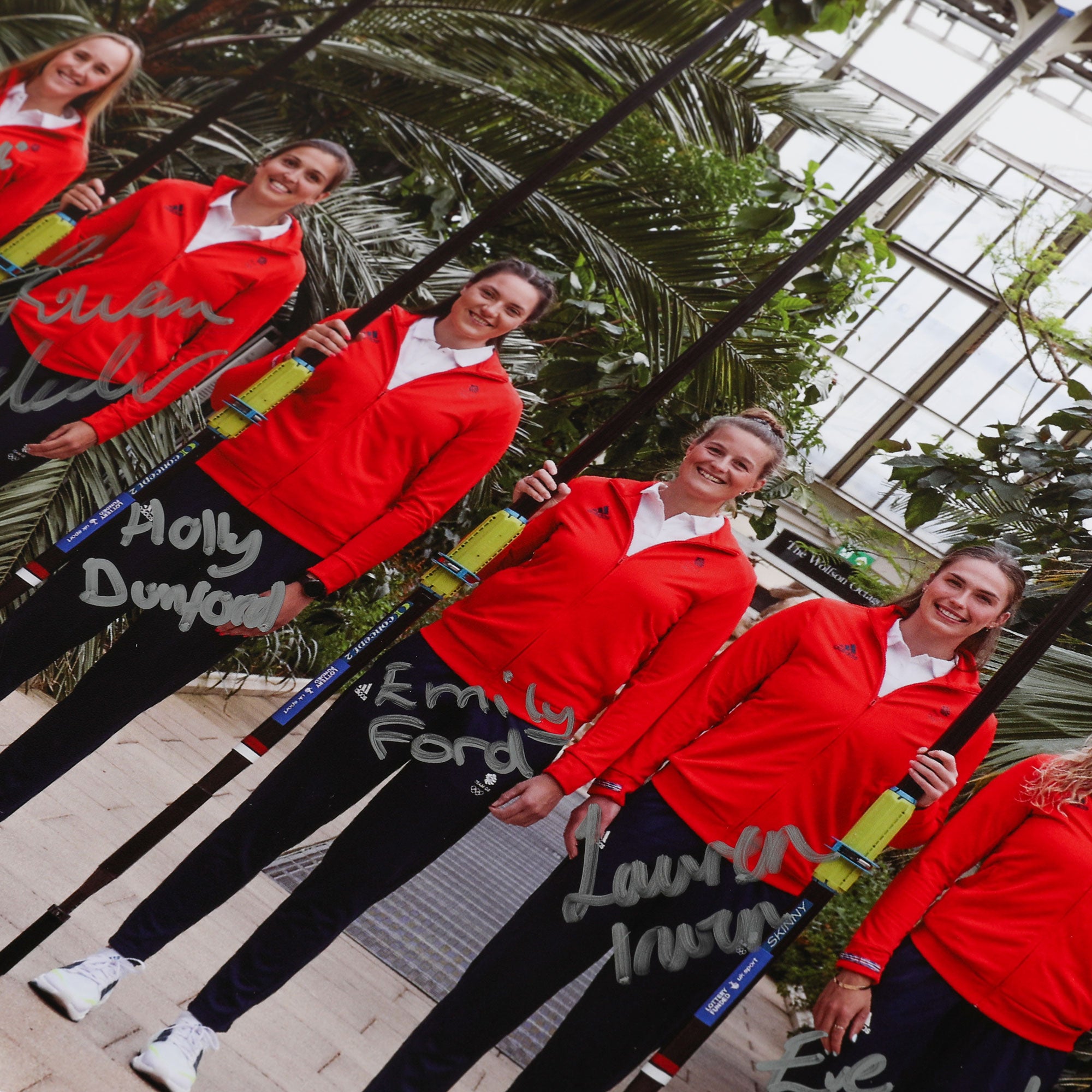 Team GB Womens Rowing 8 Road to the Paris 2024 Olympic Games Signed Photo