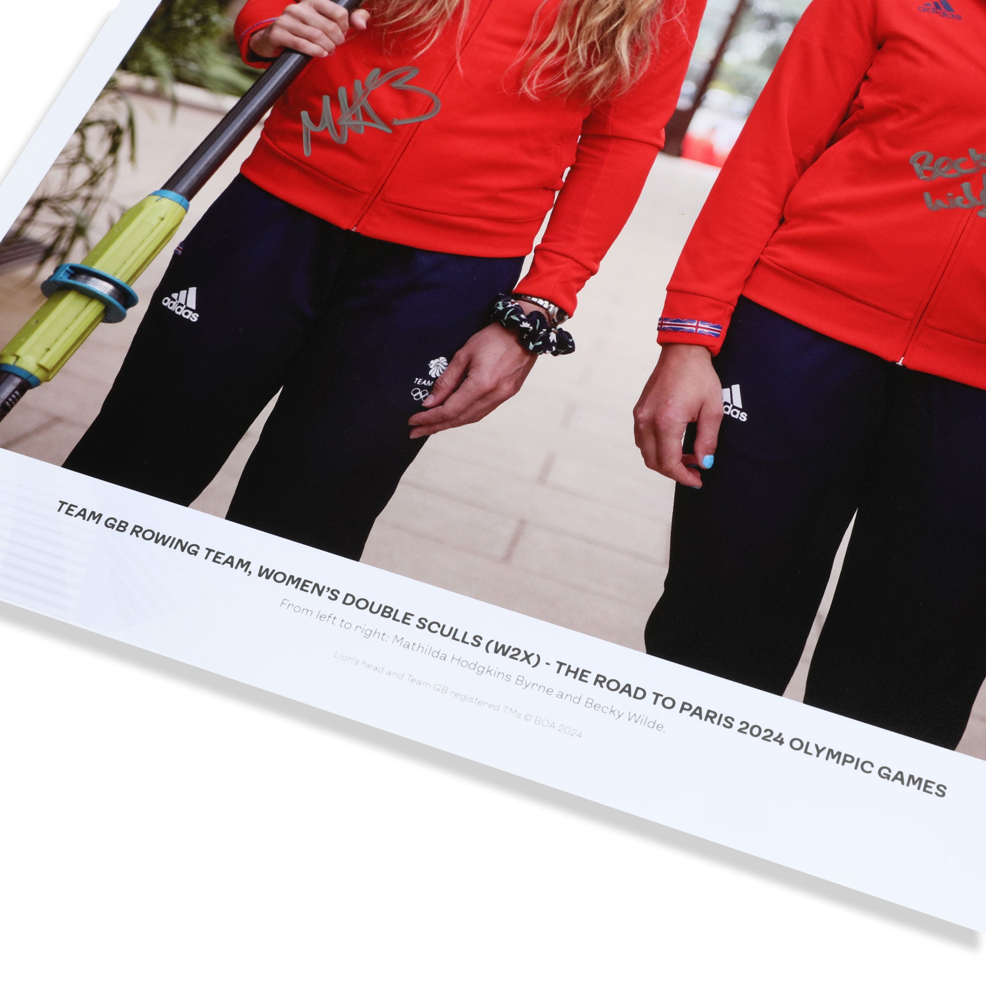 Team GB Womens Rowing Double Sculls Road to the Paris 2024 Olympic Games Signed Photo