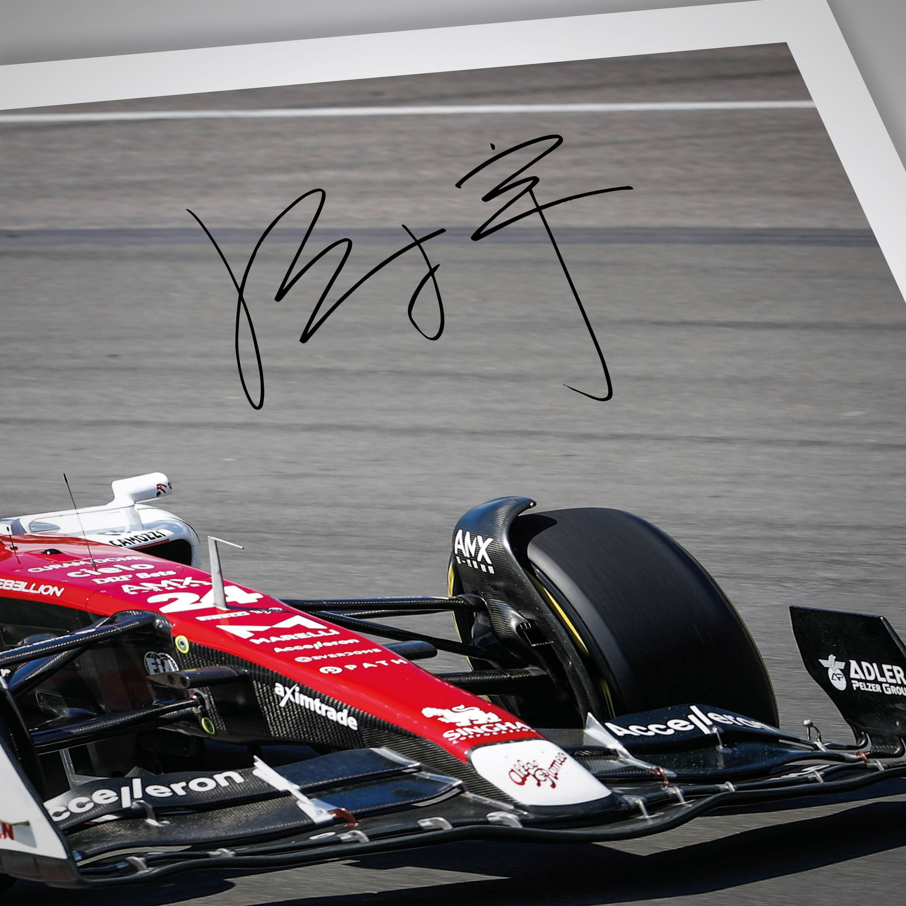 Zhou Guanyu 2022 Signed Photo - Canadian GP