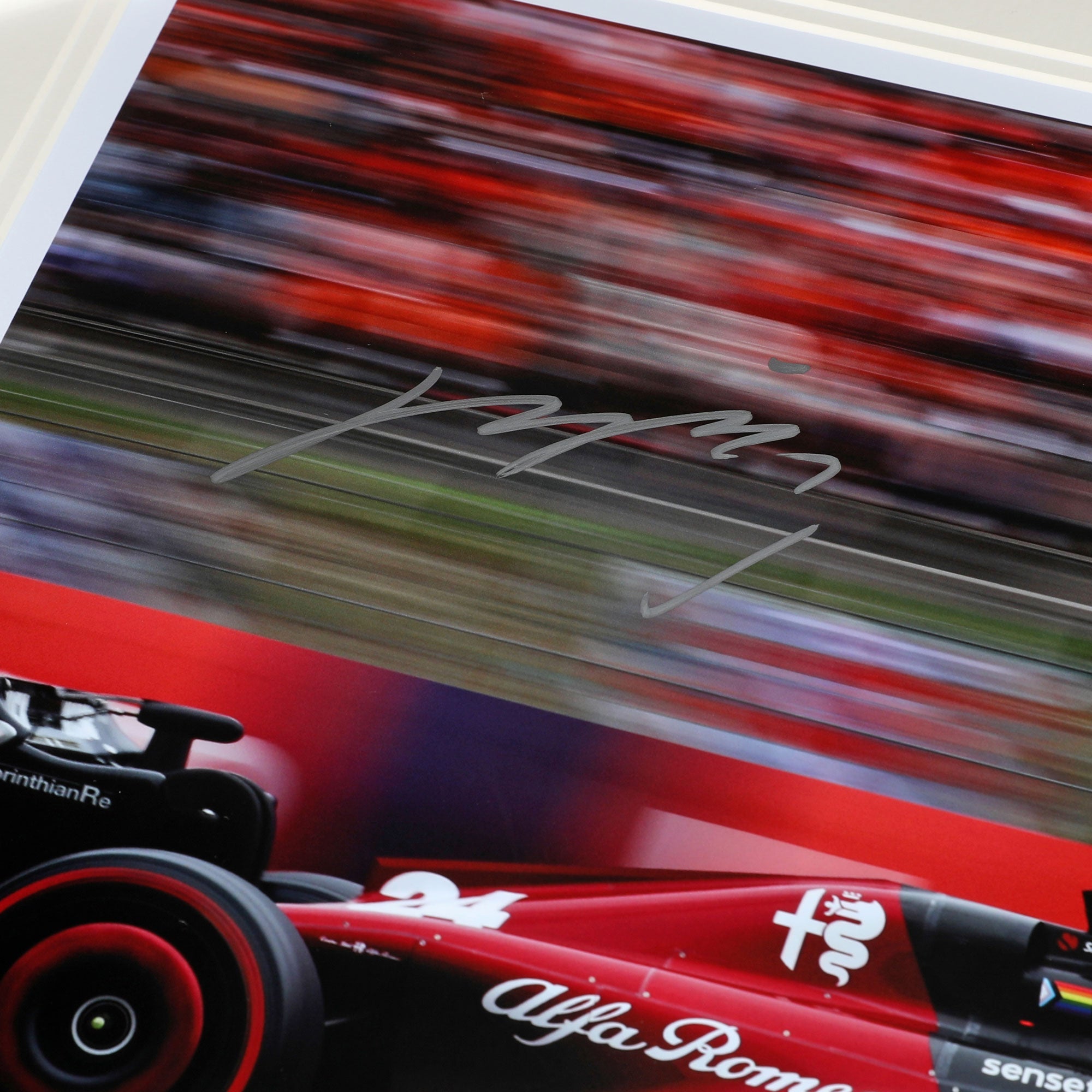 Zhou Guanyu 2023 Signed Photo - Spanish GP